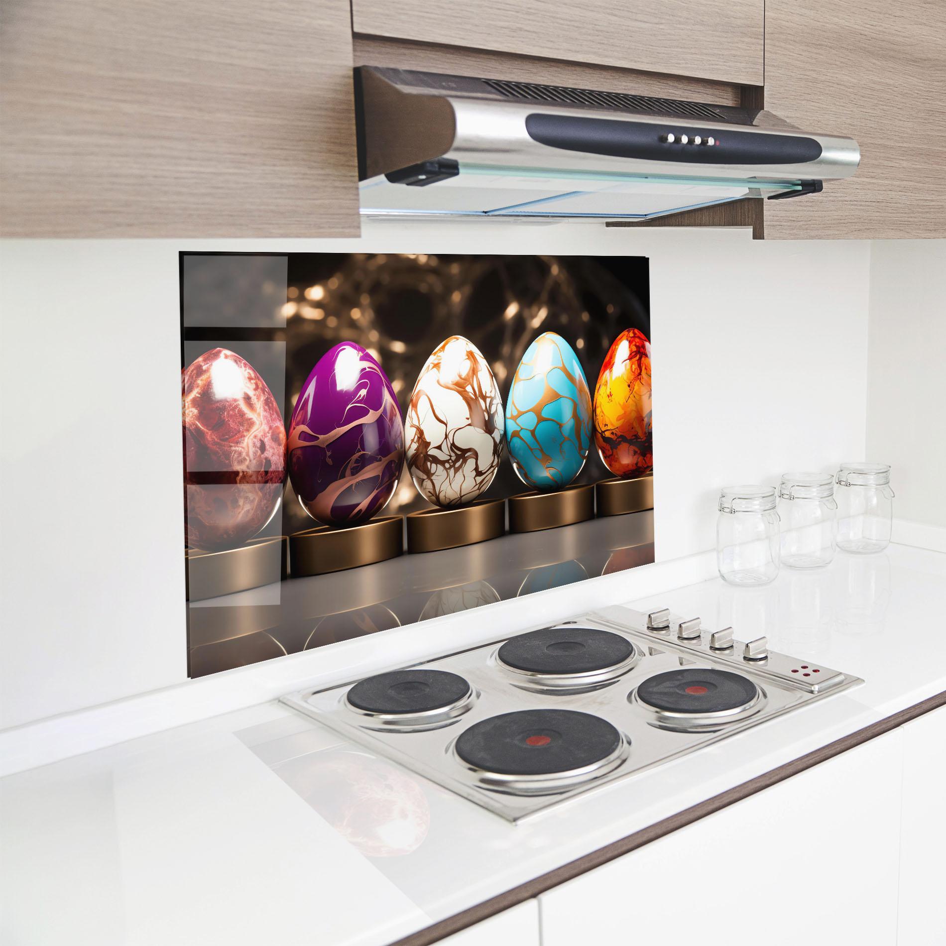 Küchenrückwand Glas Eggs Group mockup 8