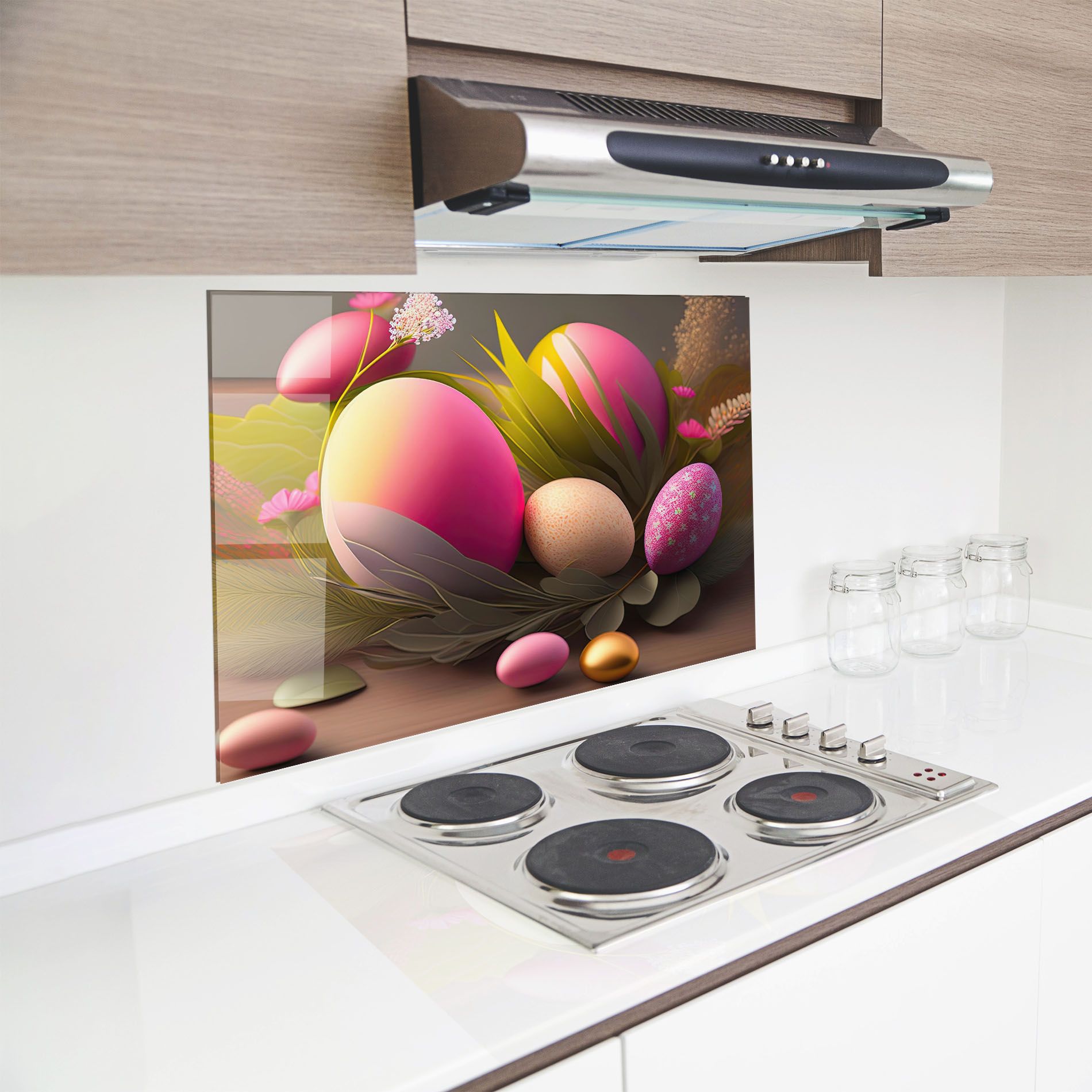 Pink Easter Eggs mockup 8