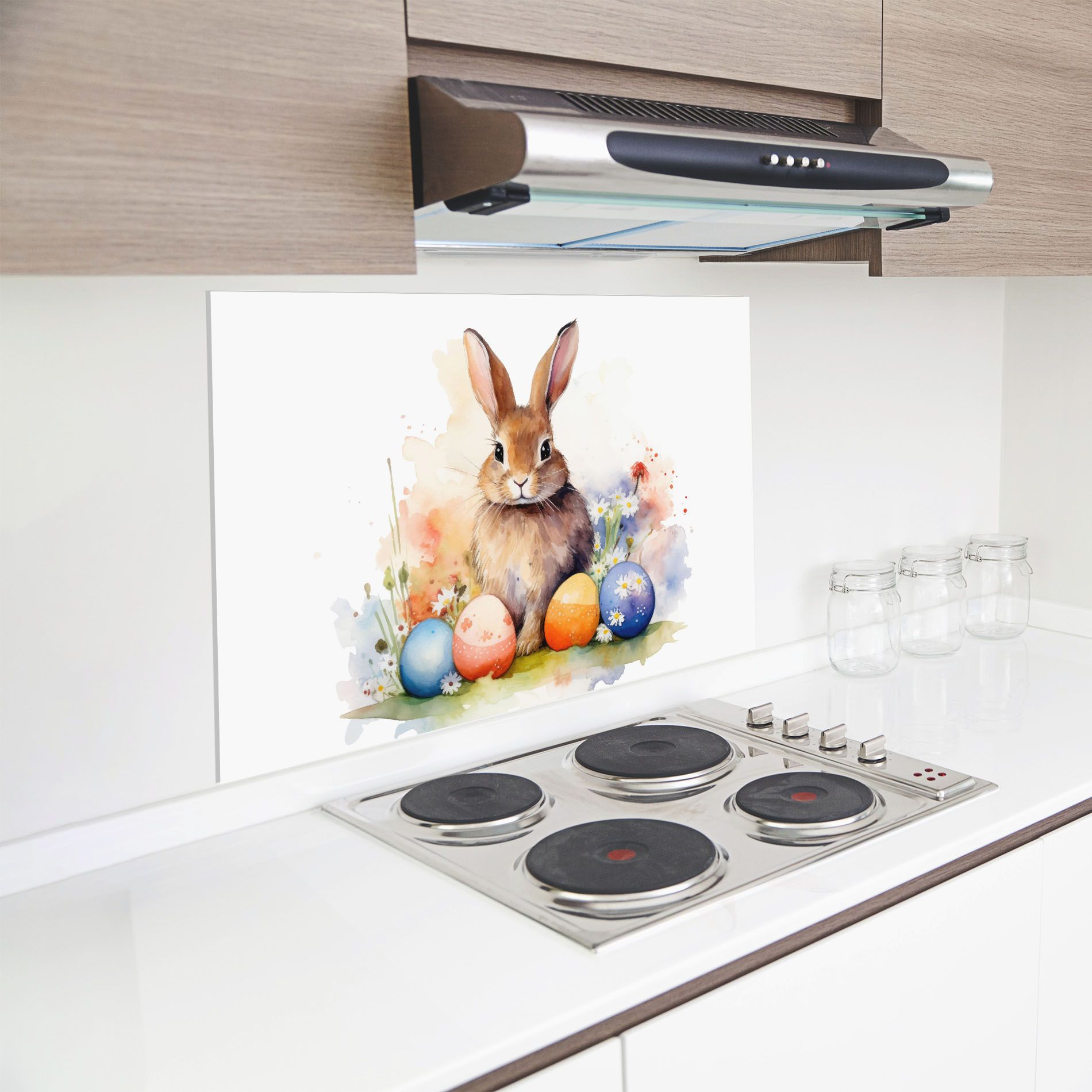 Rabbit Easter Art mockup 8