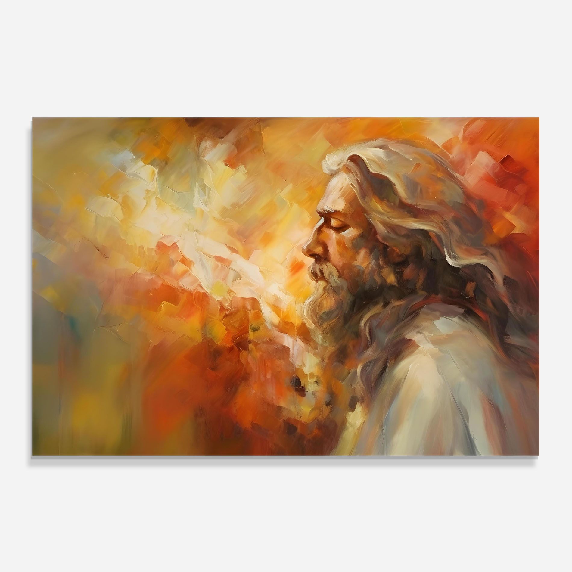 Christ Oil Painting mockup 0