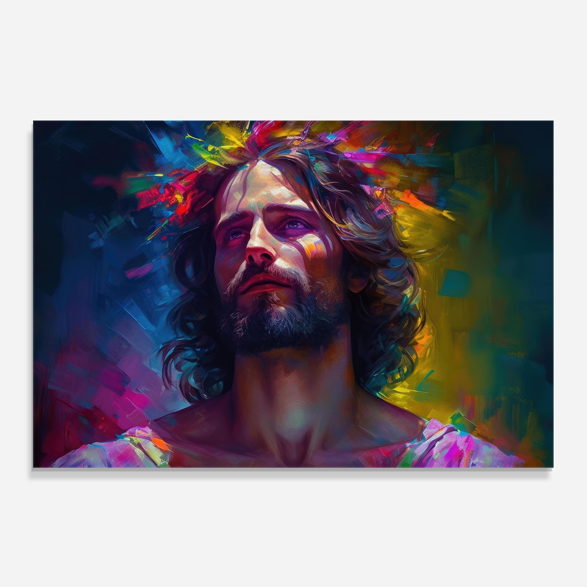 Colorful Creative Jesus mockup 0
