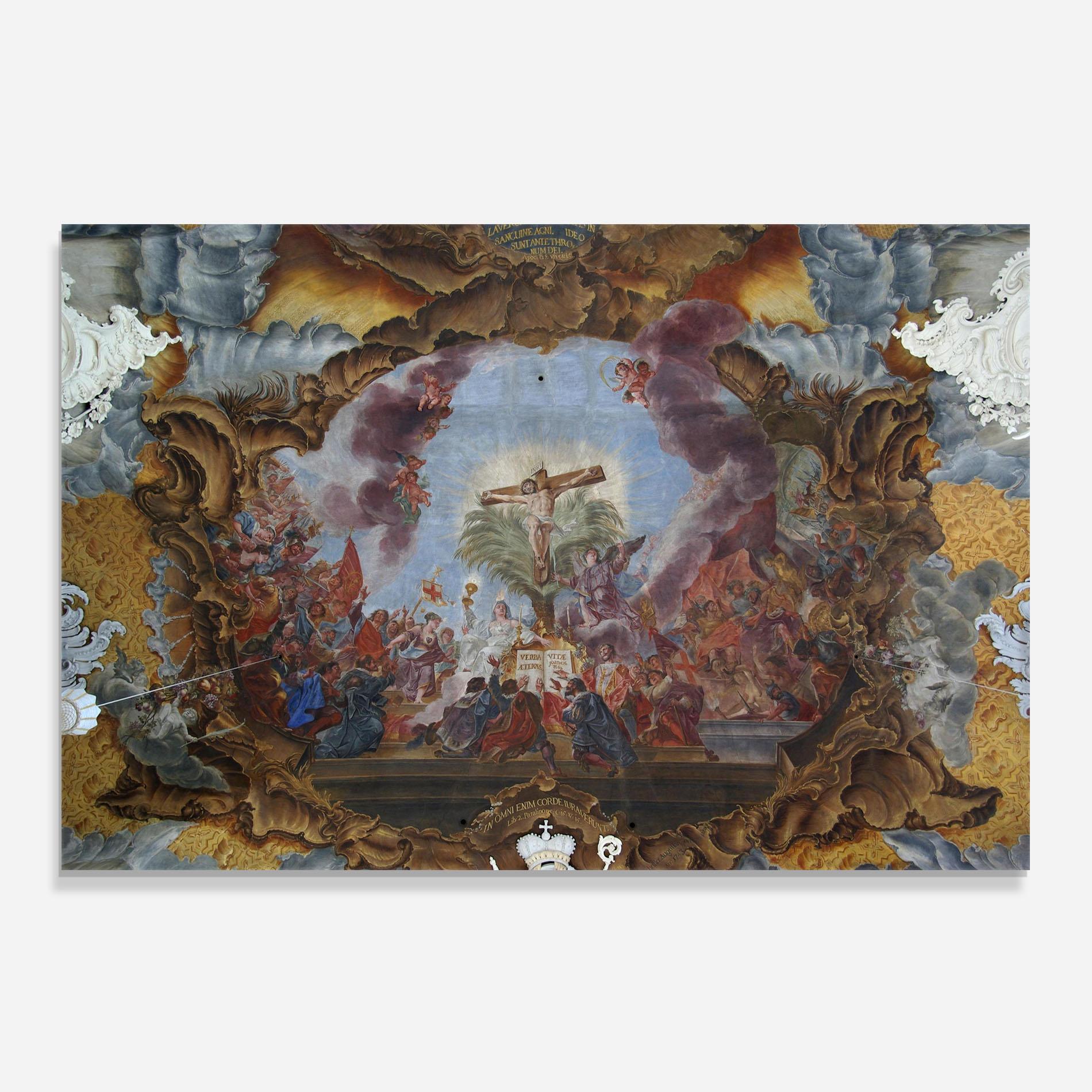 Küchenrückwand Glas Devine Illumination mockup 0