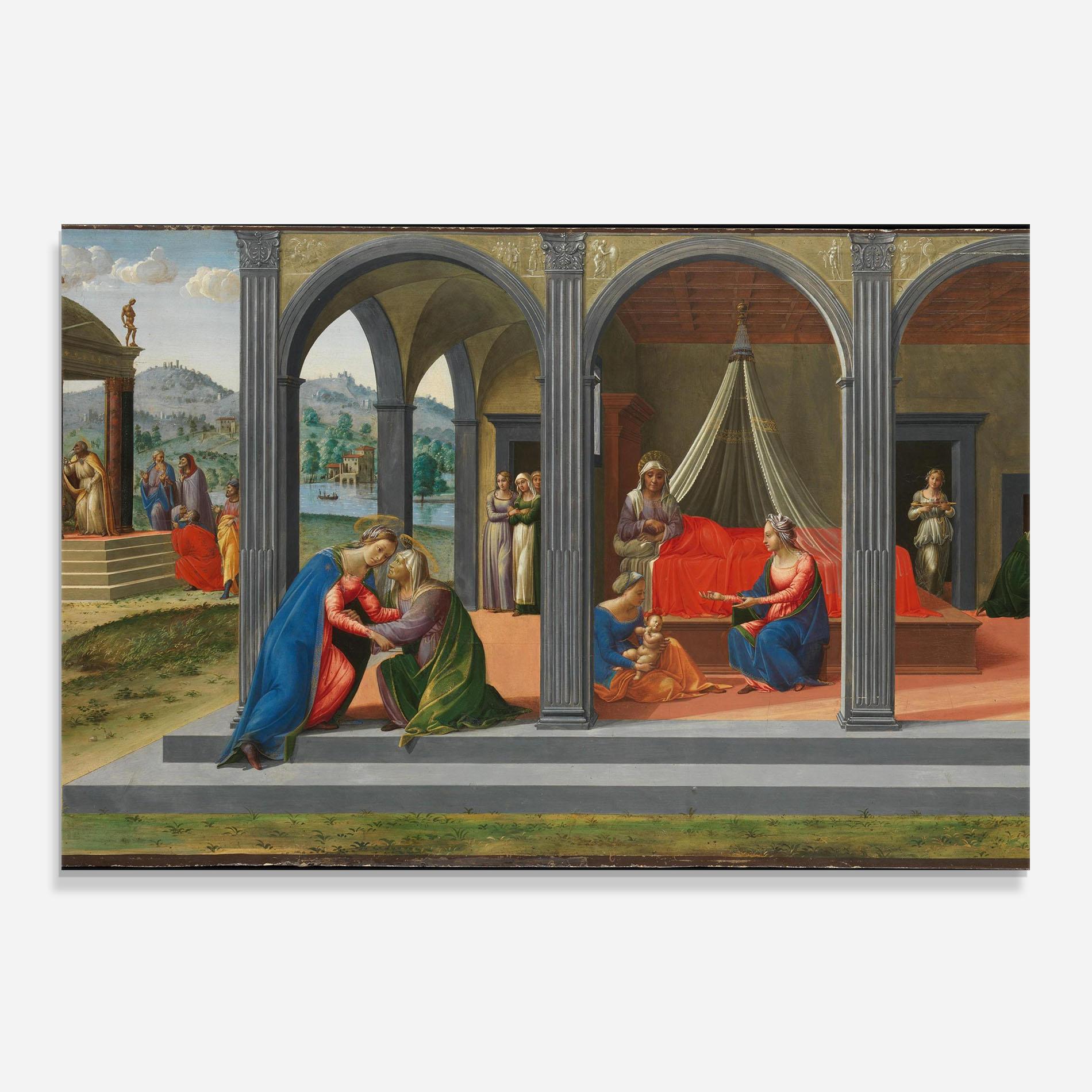 Küchenrückwand Glas Divine Building mockup 0