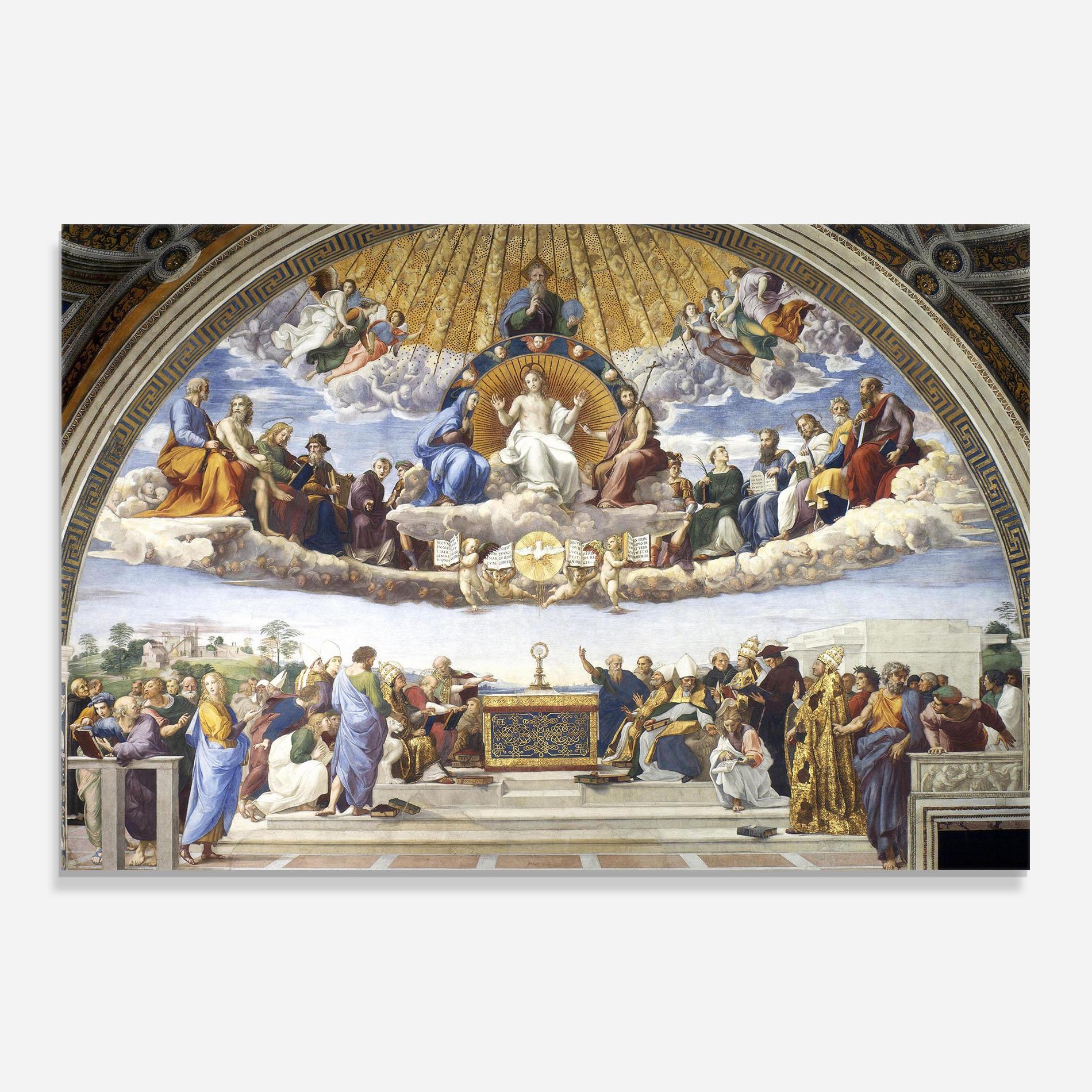 Küchenrückwand Glas Holy Light mockup 0