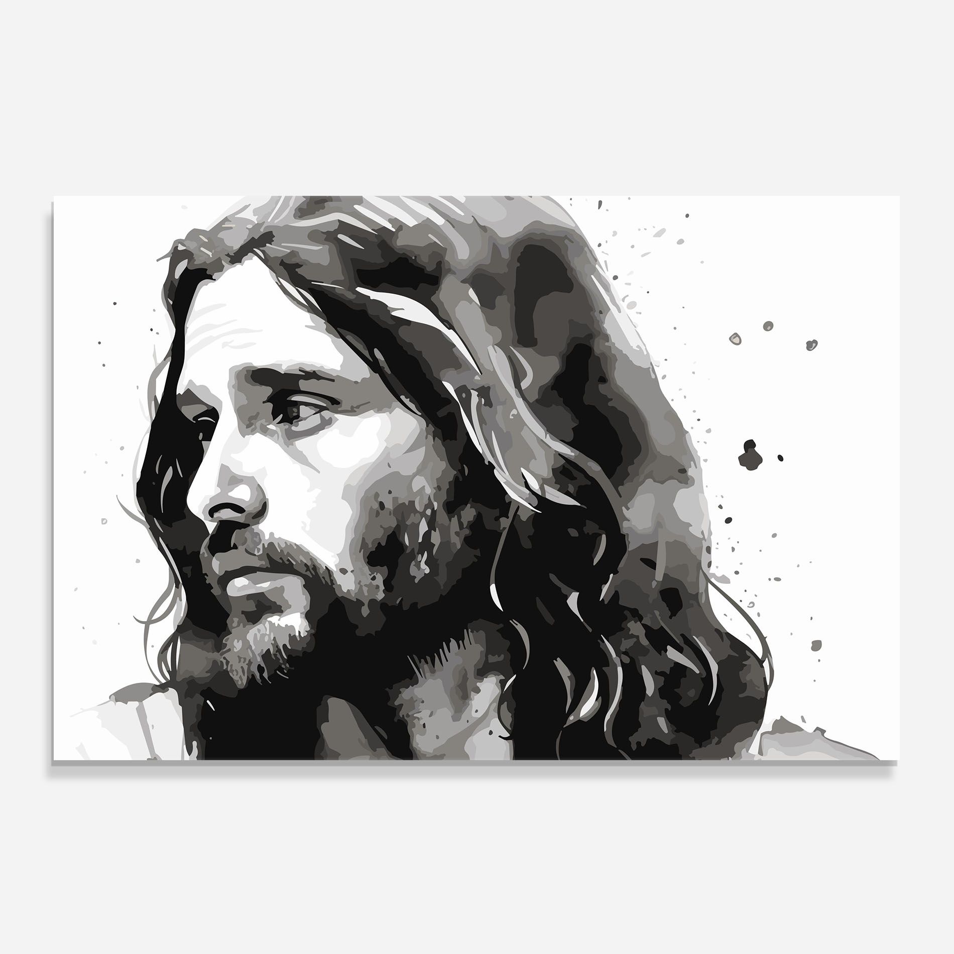 Jesus Watercolor mockup 0