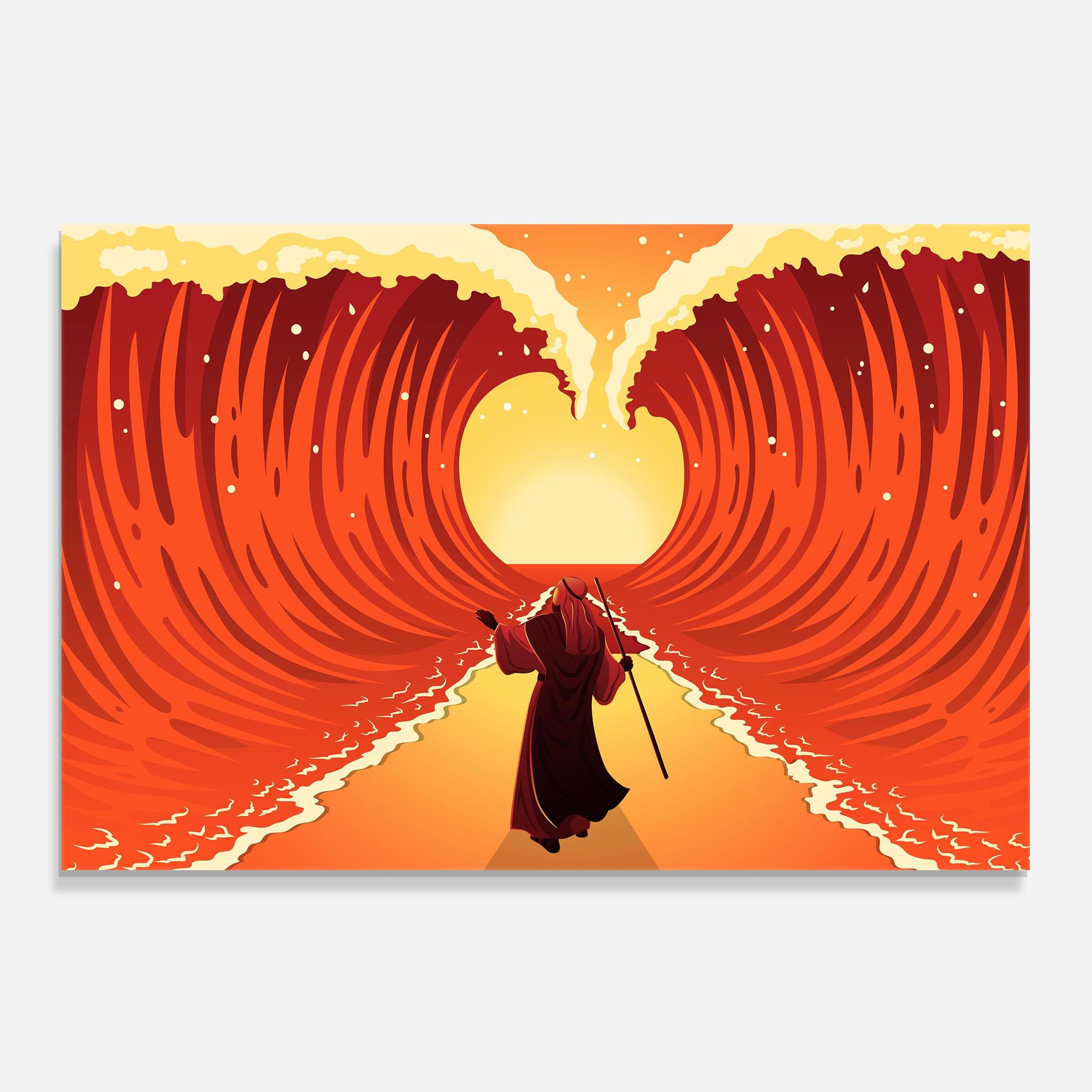 Küchenrückwand Glas Moses mockup 0