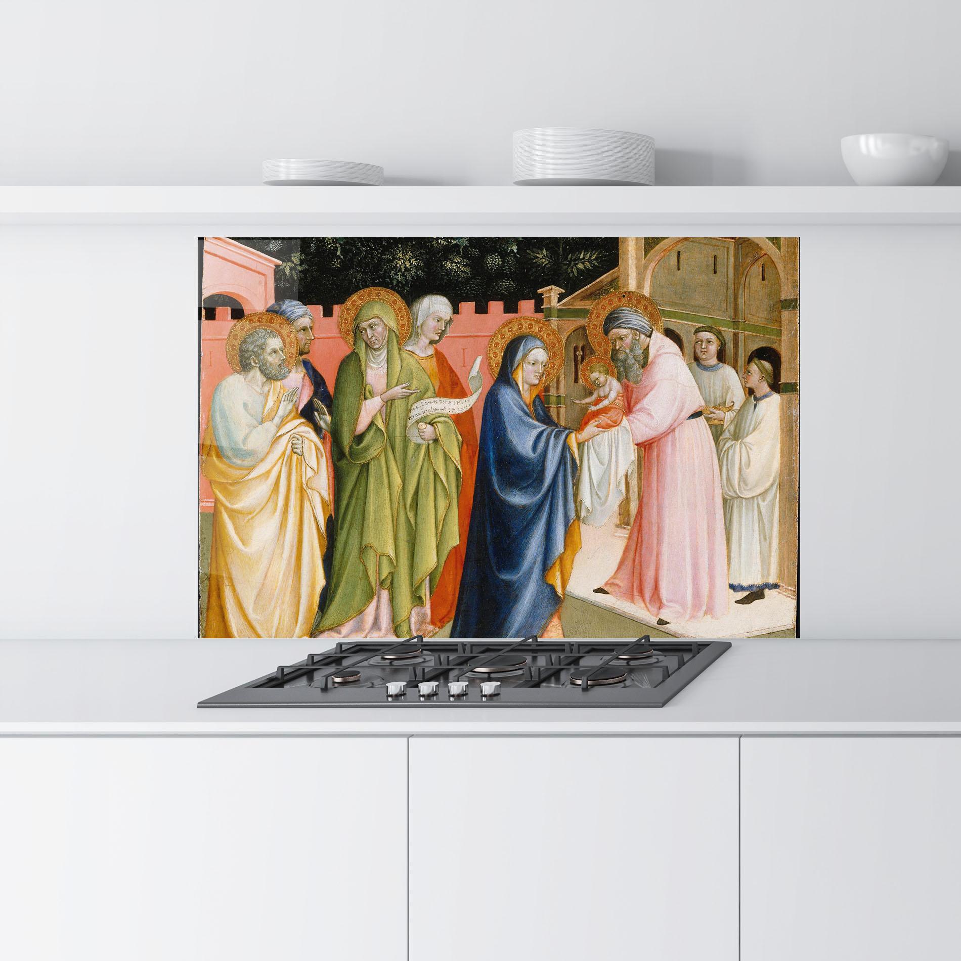 Küchenrückwand Glas Healing Touch mockup 9