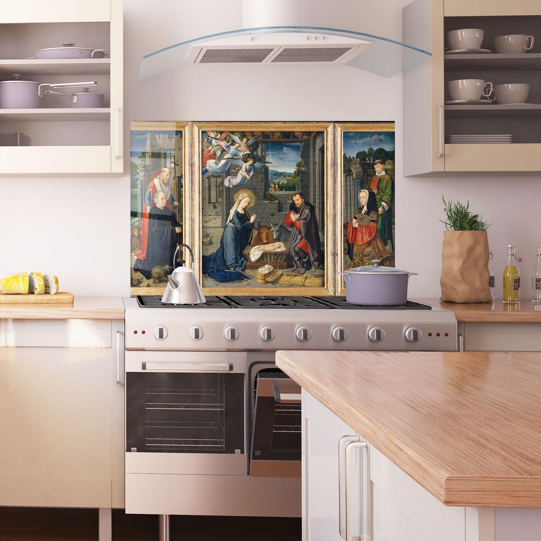 Küchenrückwand Glas Window Divine View mockup 1