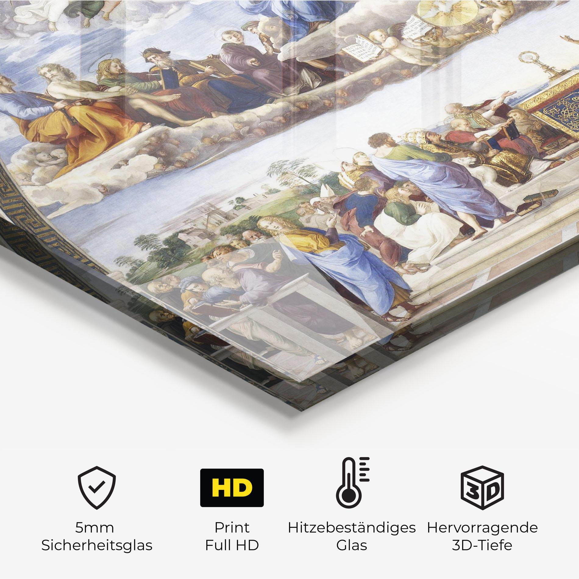 Küchenrückwand Glas Holy Light mockup 2