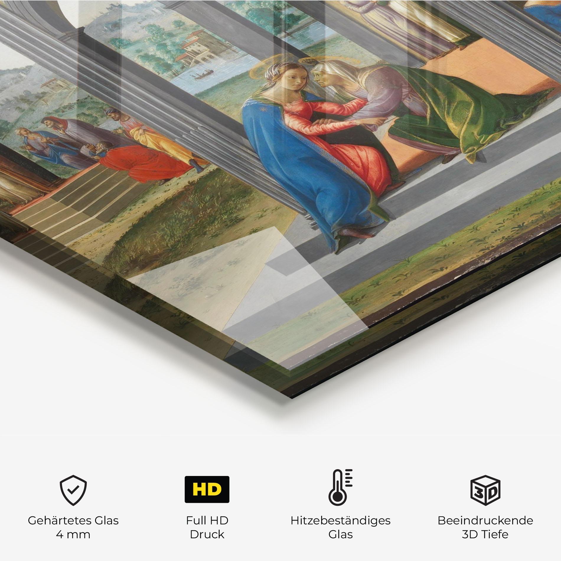 Küchenrückwand Glas Divine Building mockup 2