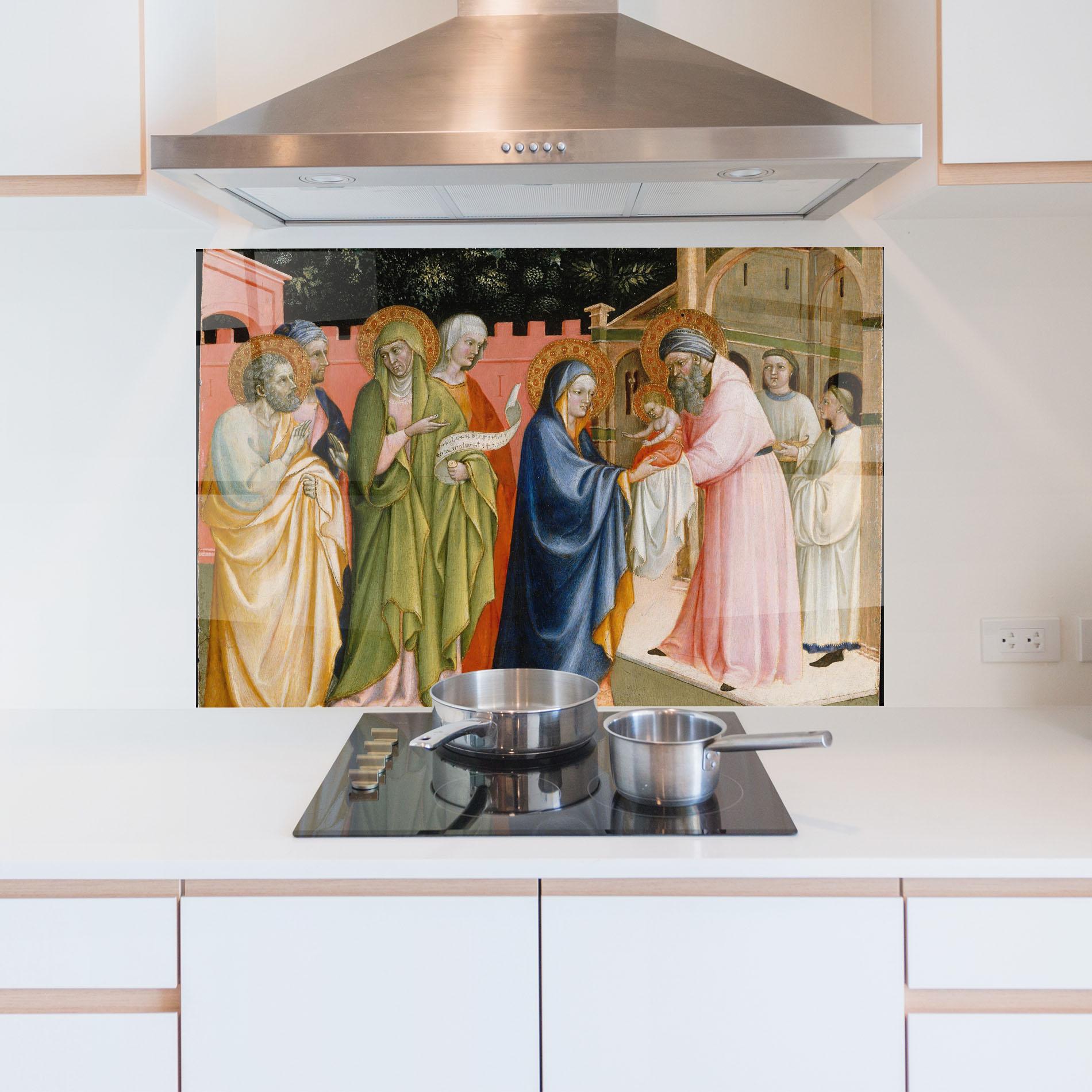 Küchenrückwand Glas Healing Touch mockup 5