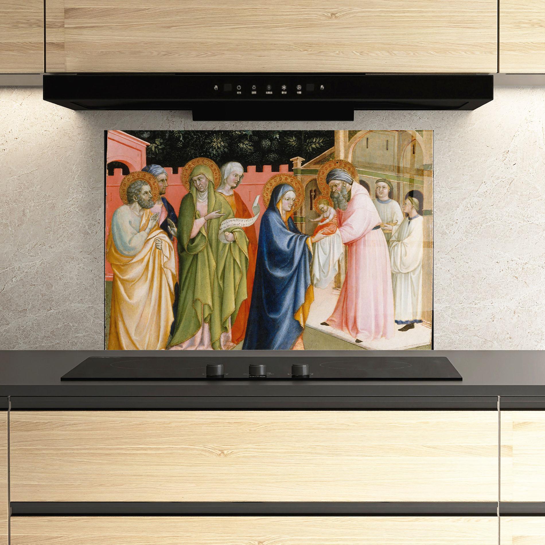 Küchenrückwand Glas Healing Touch mockup 3