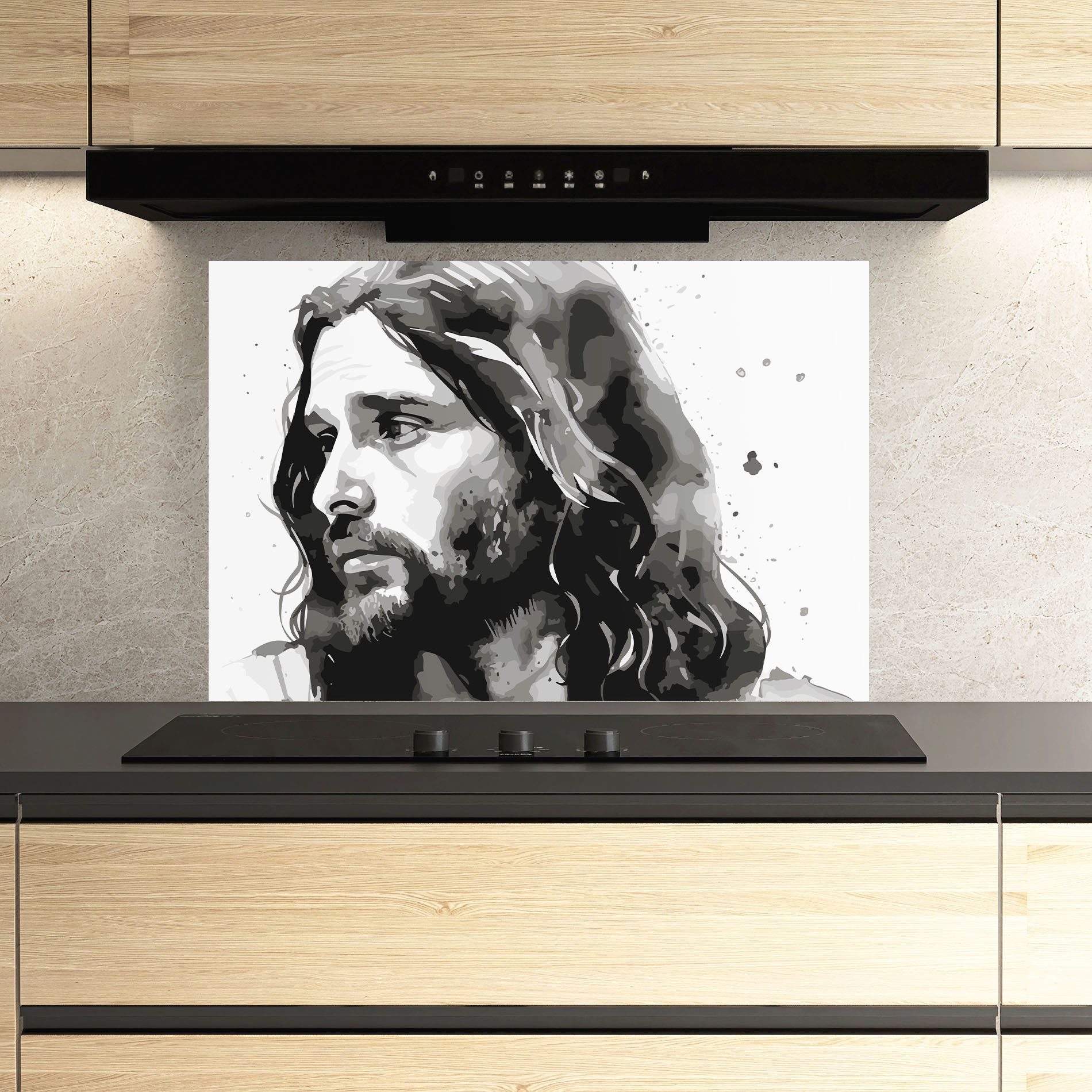 Jesus Watercolor mockup 3