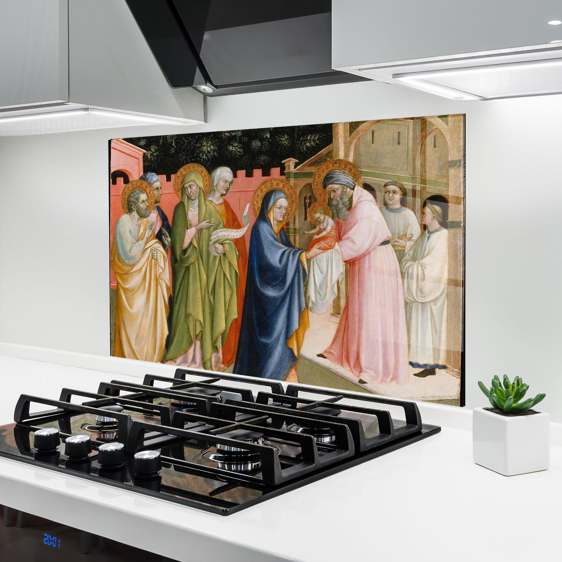 Küchenrückwand Glas Healing Touch mockup 6