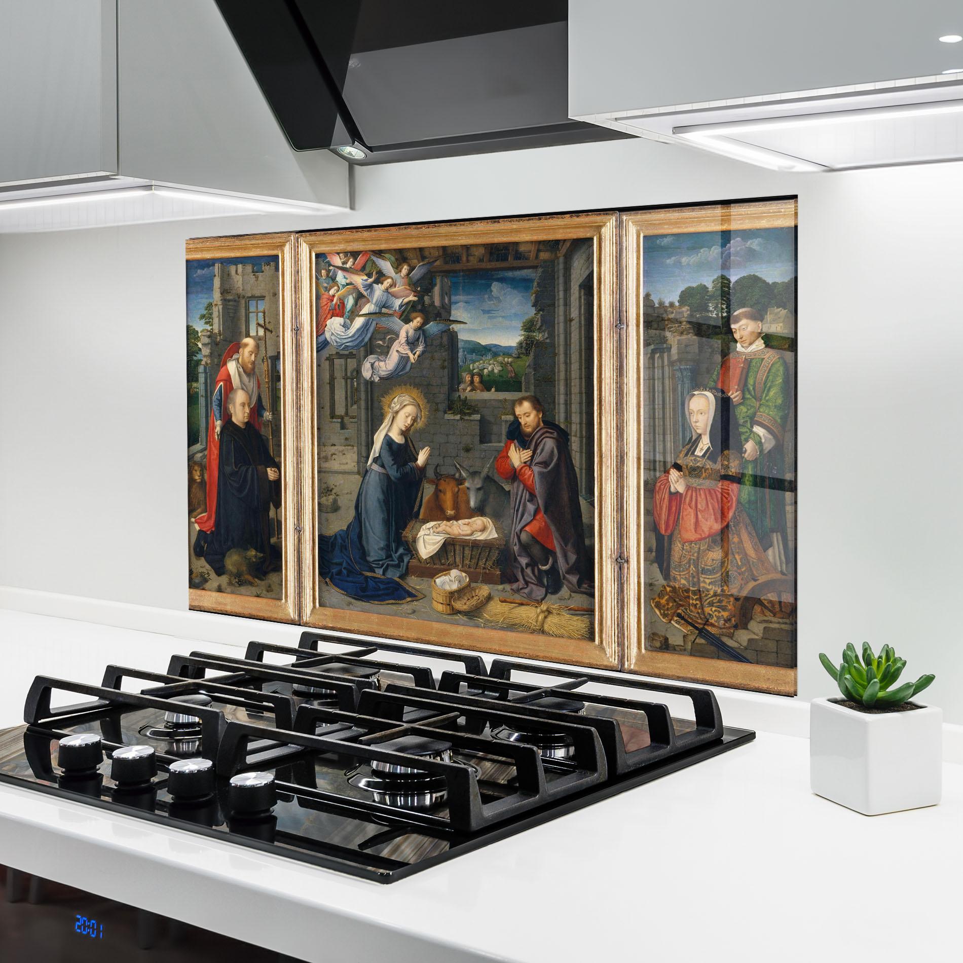 Küchenrückwand Glas Window Divine View mockup 6