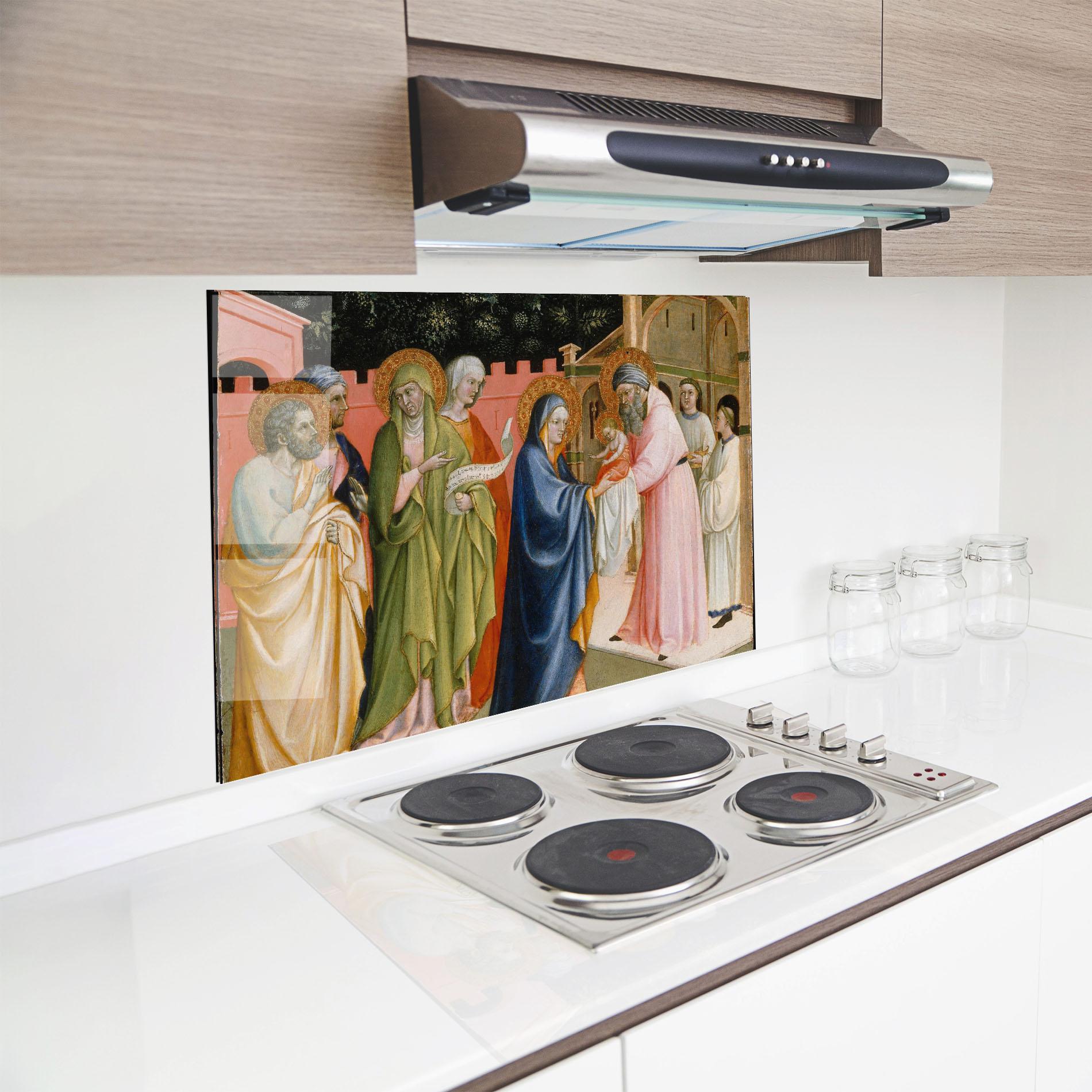 Küchenrückwand Glas Healing Touch mockup 8