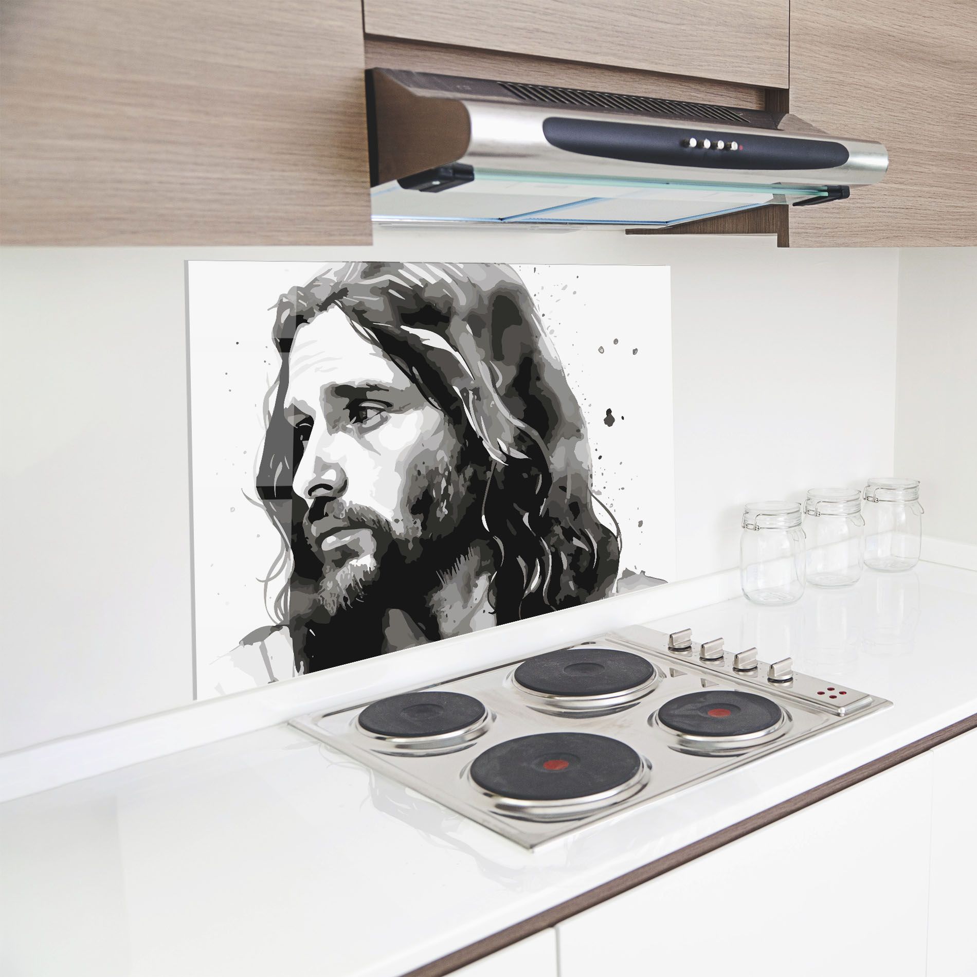 Jesus Watercolor mockup 8
