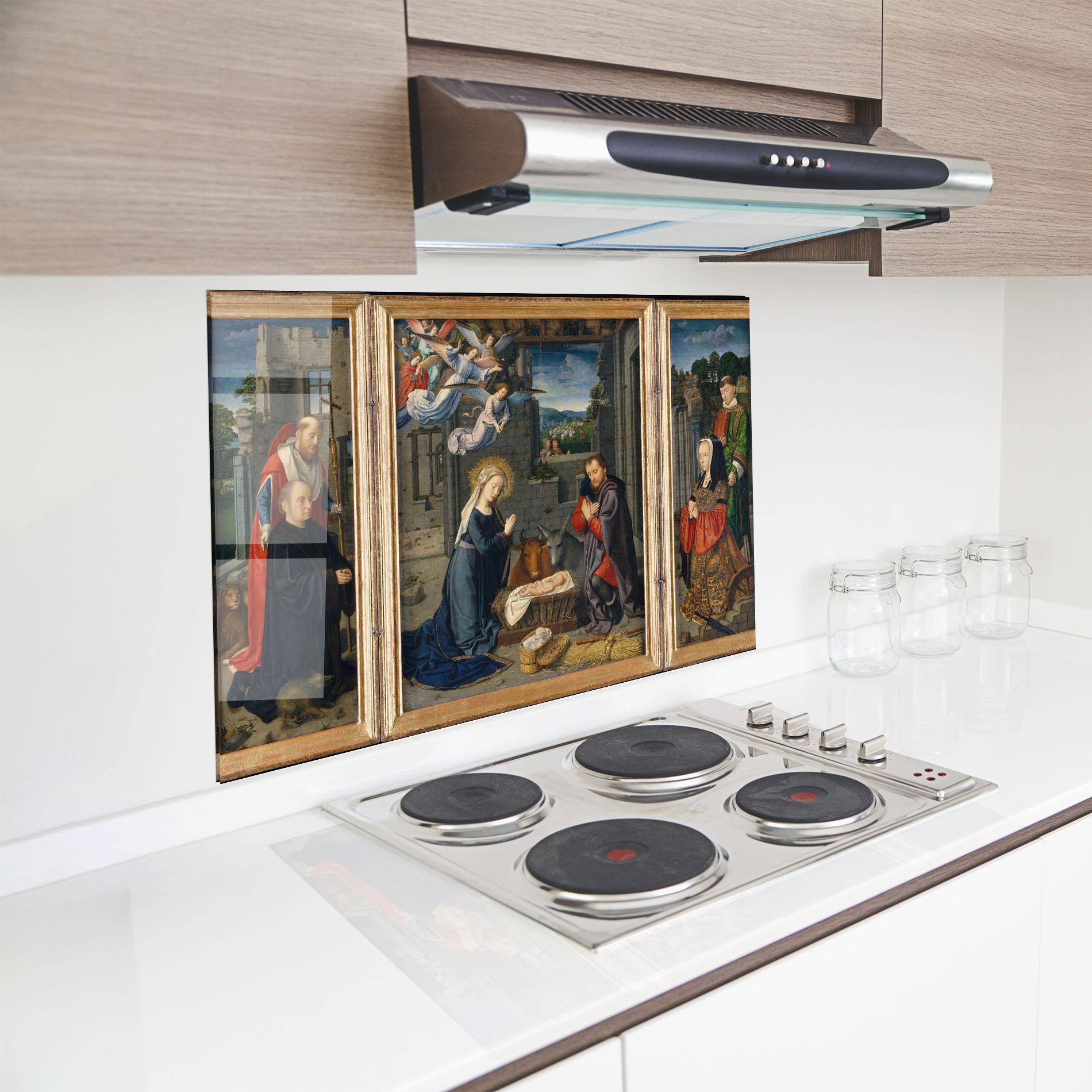 Küchenrückwand Glas Window Divine View mockup 8