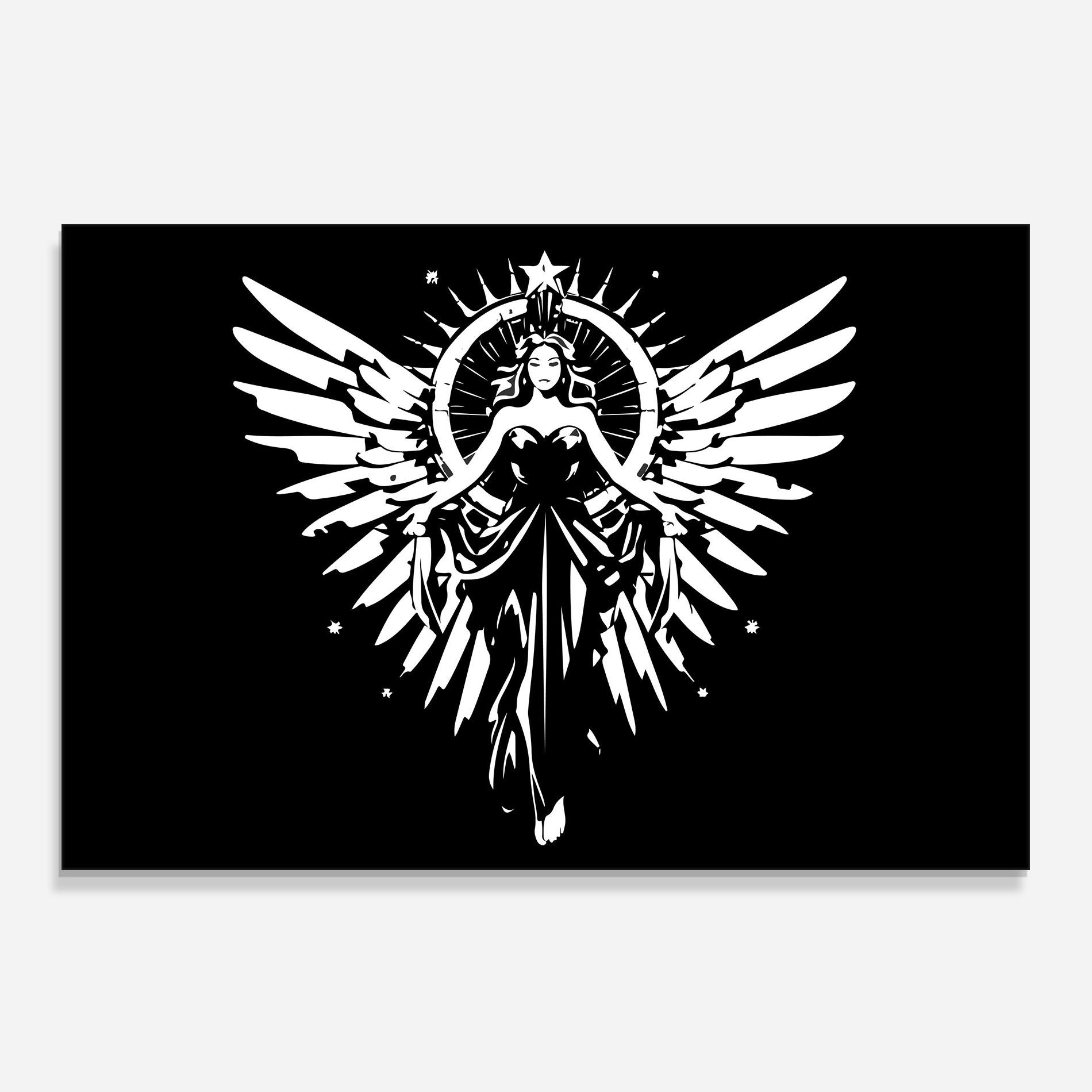 Küchenrückwand Glas Jewels Angel mockup 0