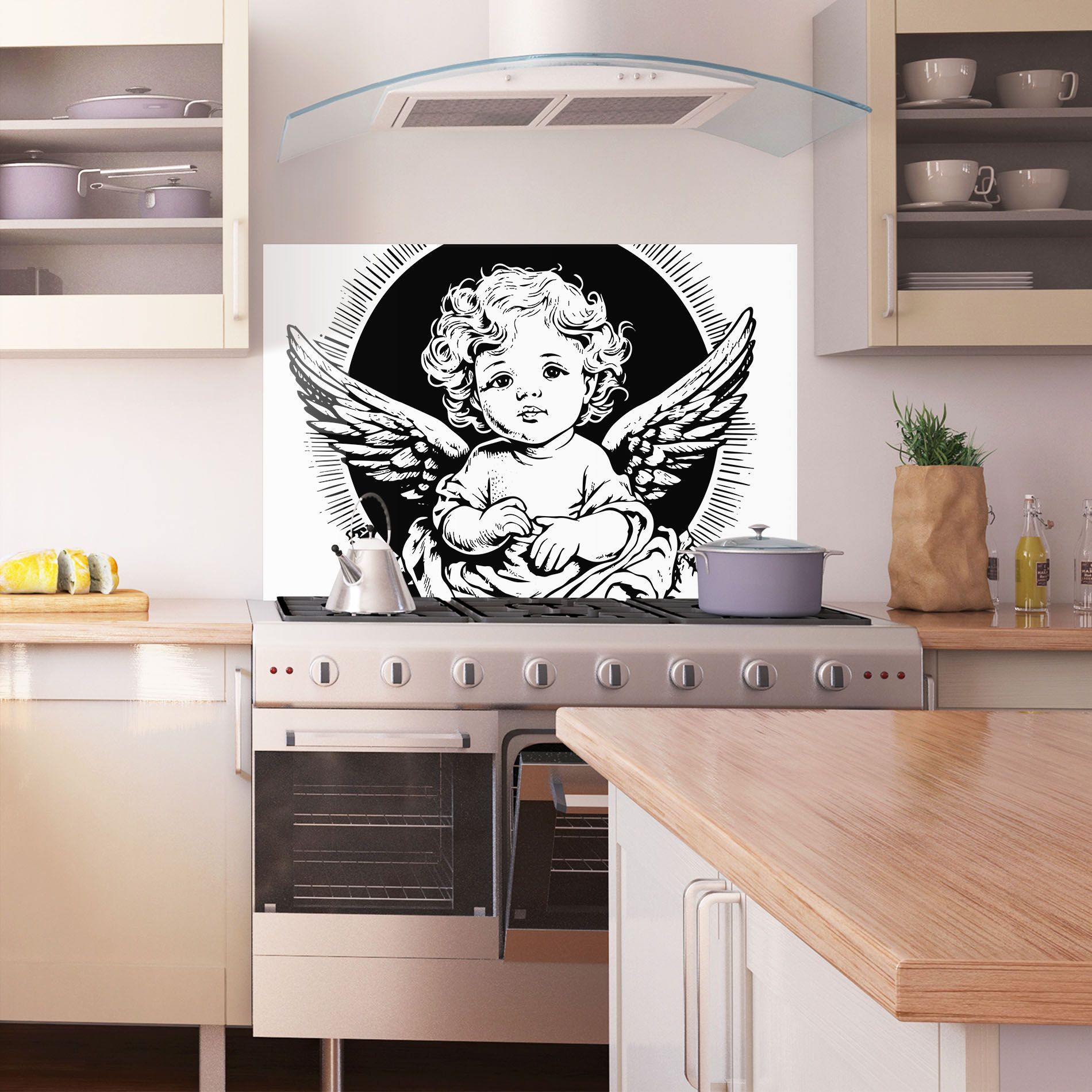 Cute Baby Angel mockup 1