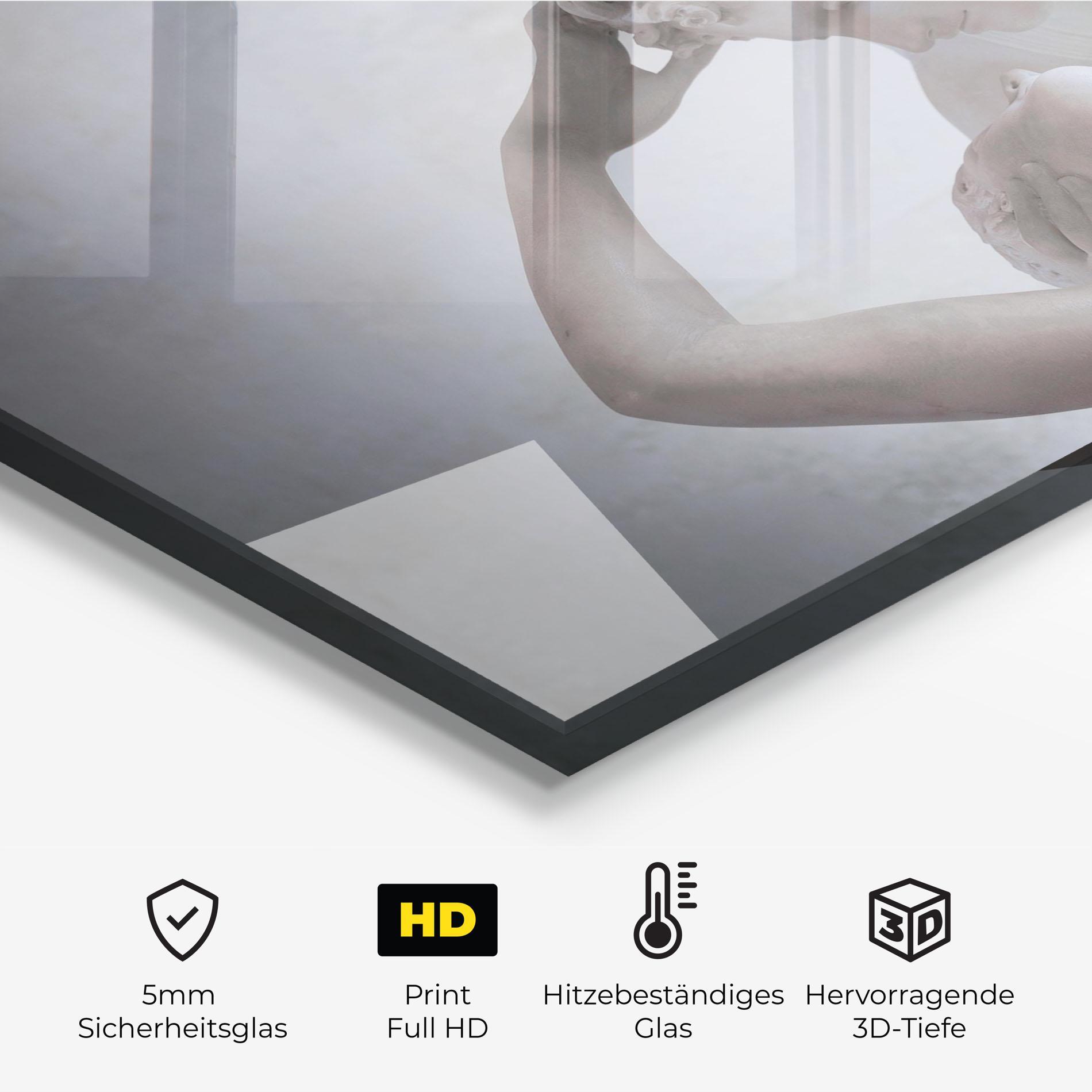 Küchenrückwand Glas Angel Kiss mockup 2