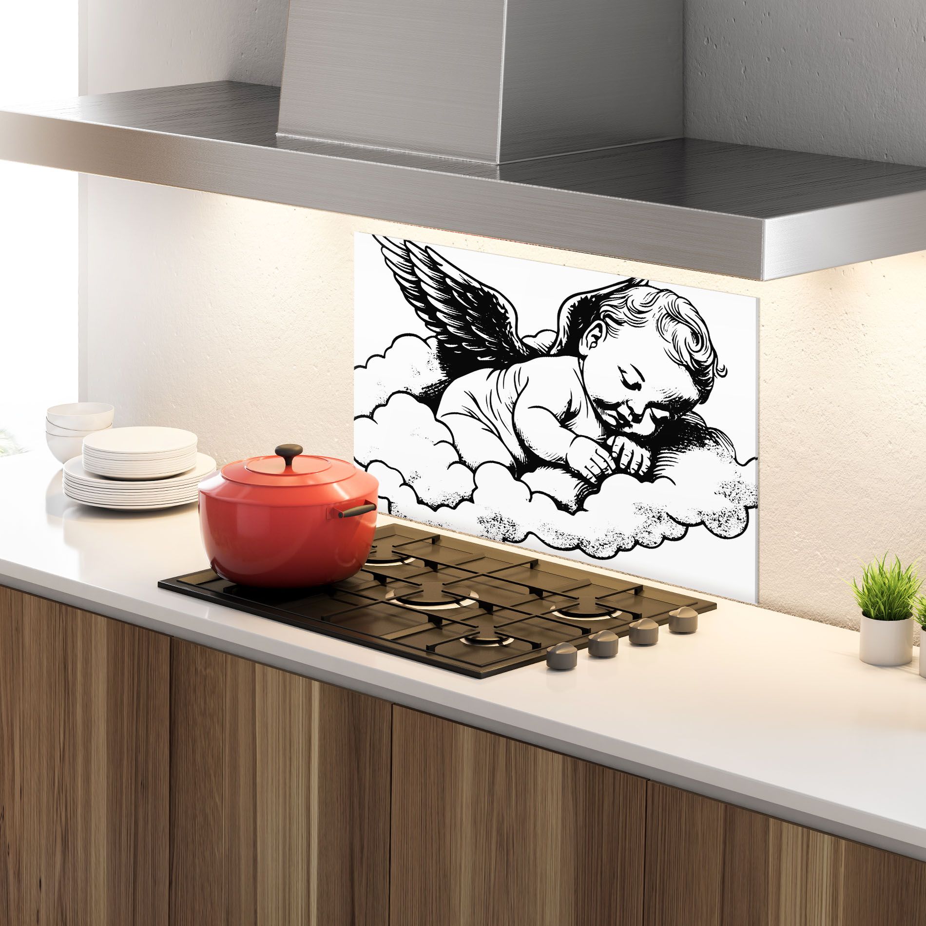 Angel Sleeping mockup 4