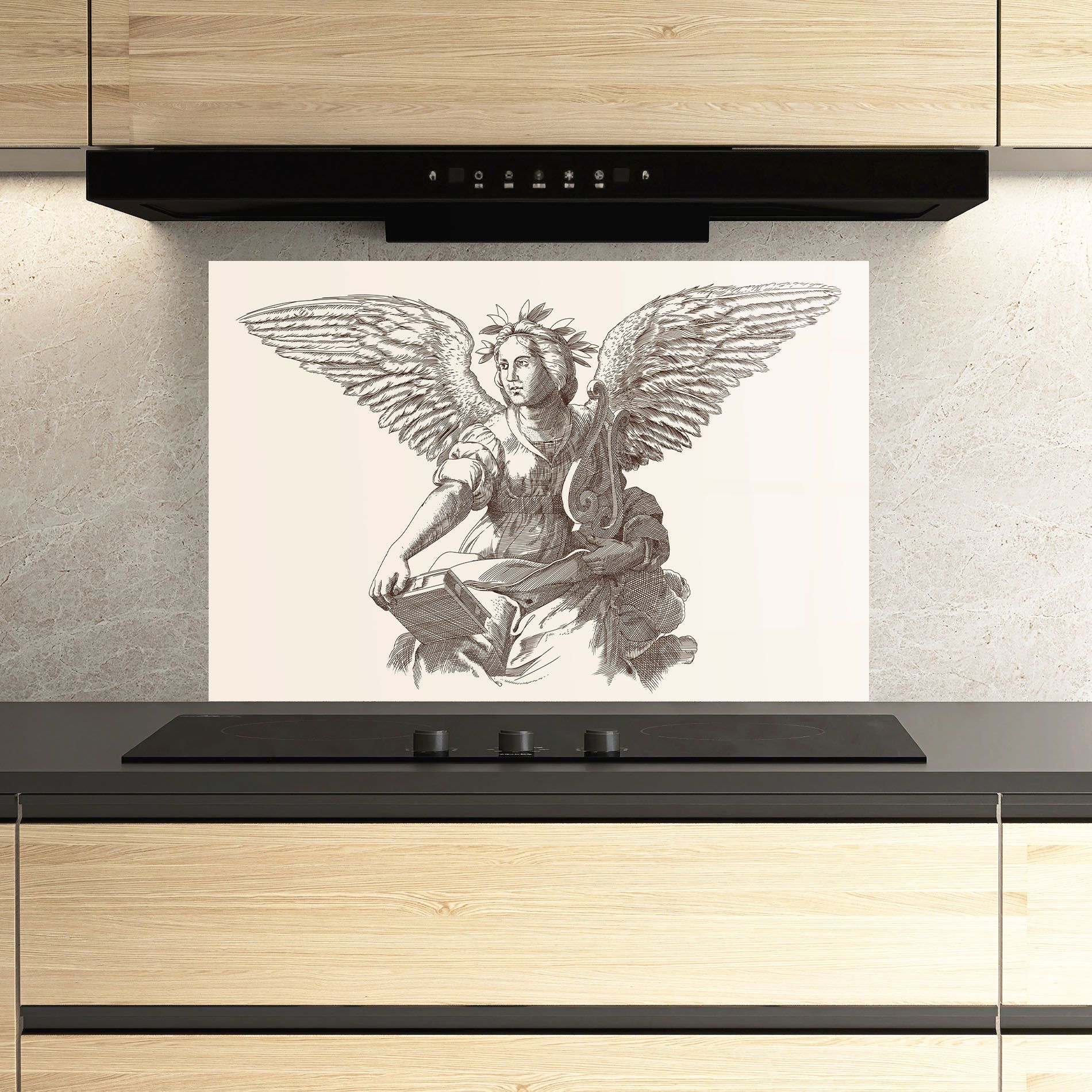 Brown Line Angel mockup 3