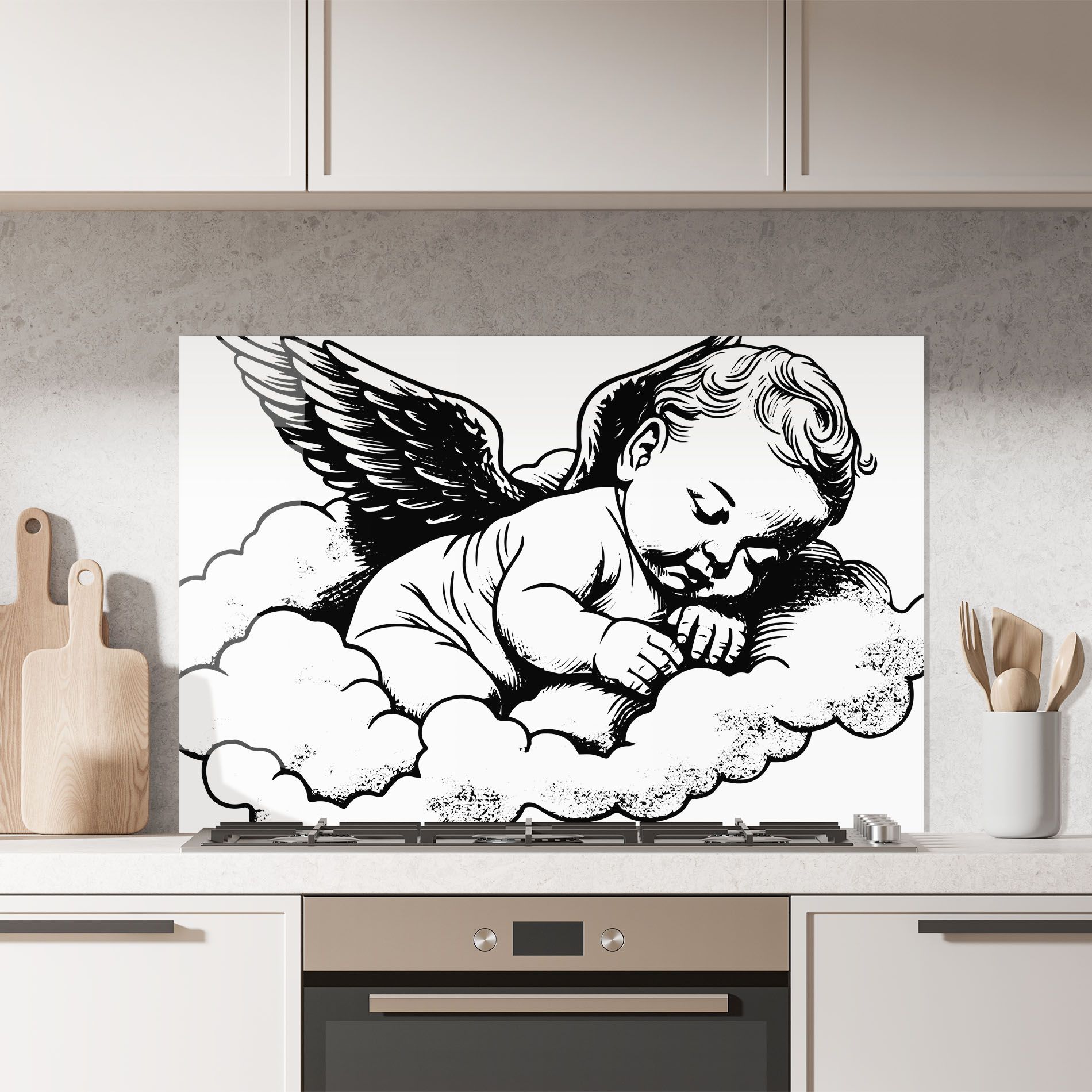 Angel Sleeping mockup 7