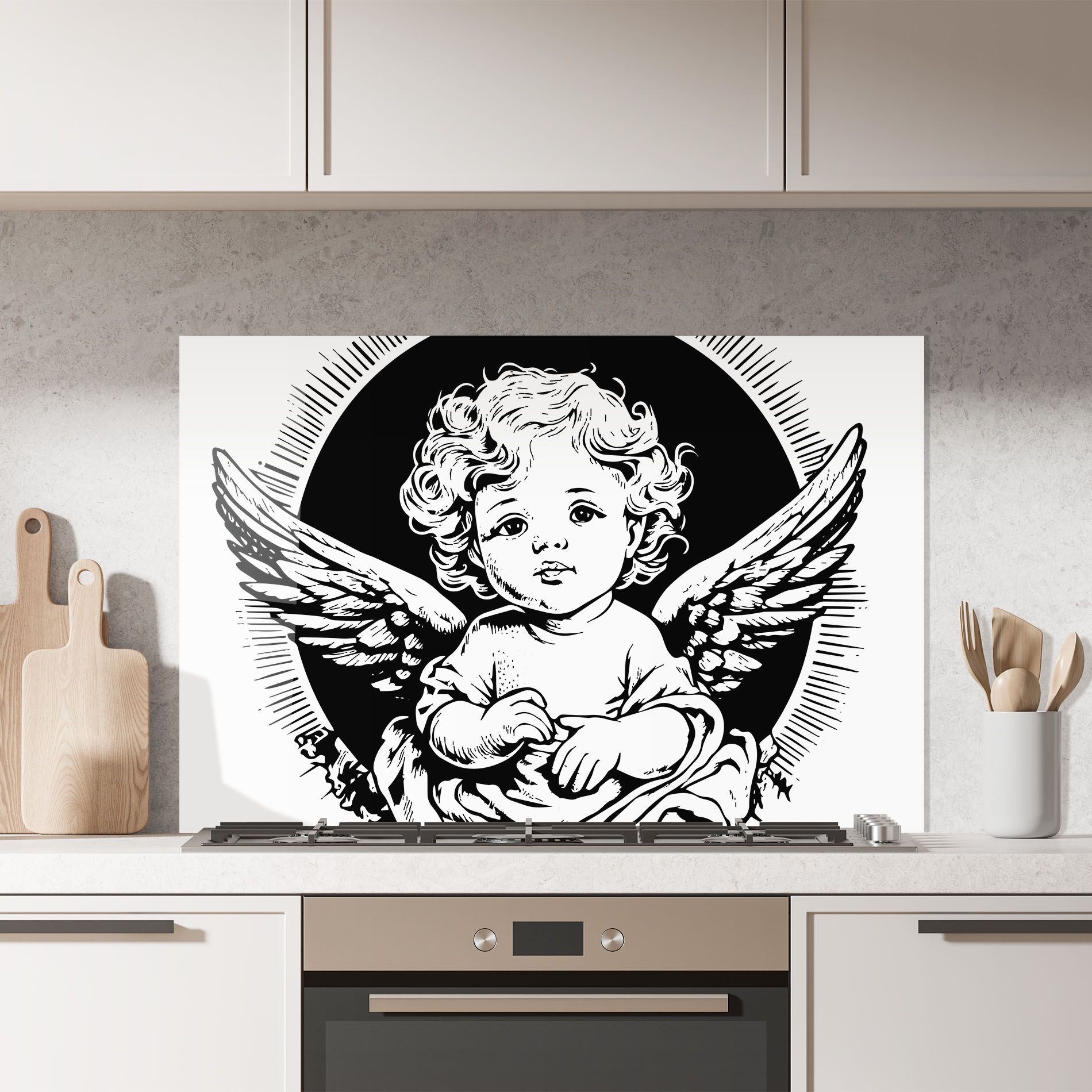 Cute Baby Angel mockup 7