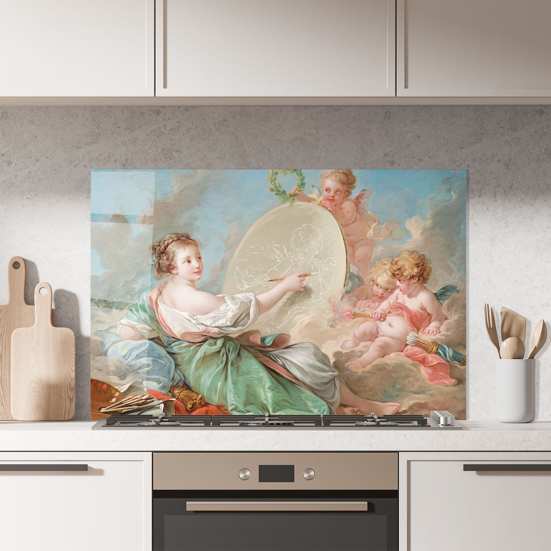 Painting Cute Angels mockup 7