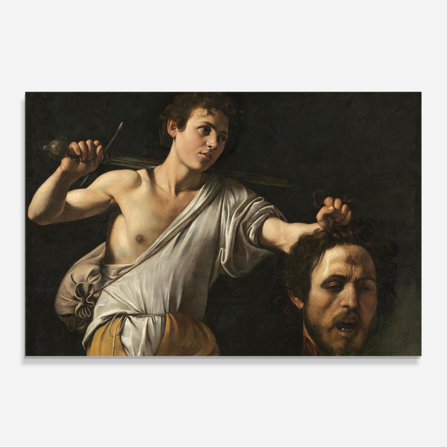 Küchenrückwand Glas The Head Of Goliath mockup 0