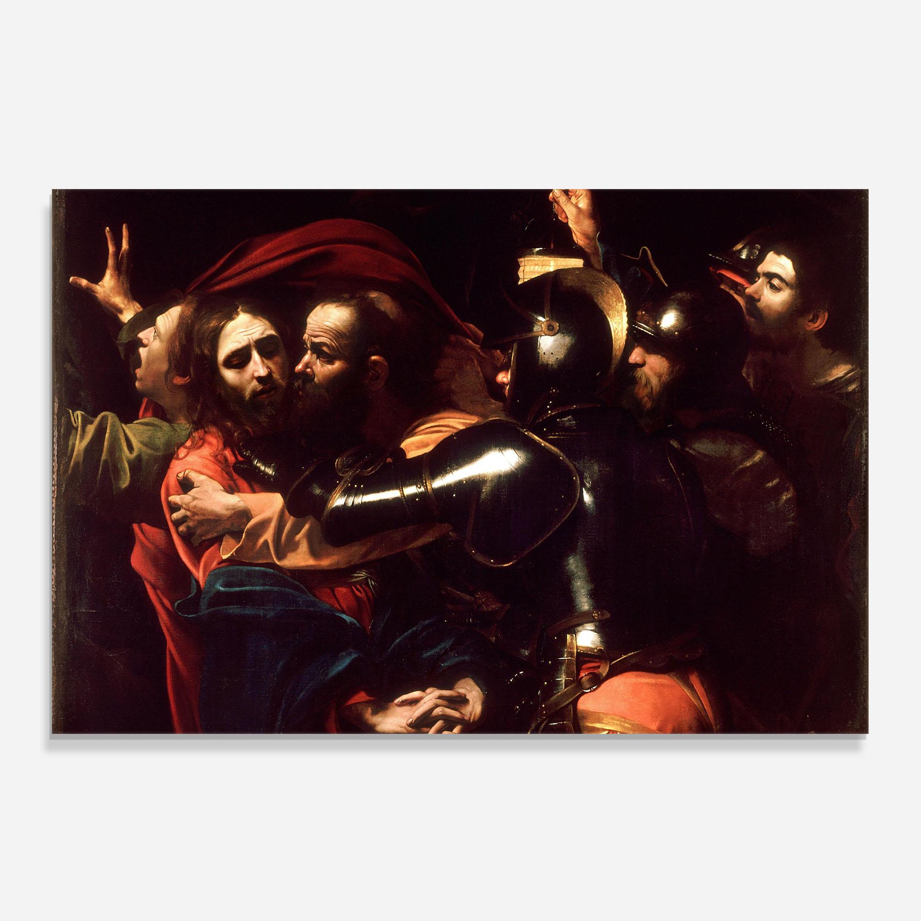 Küchenrückwand Glas The Taking Of Christ mockup 0