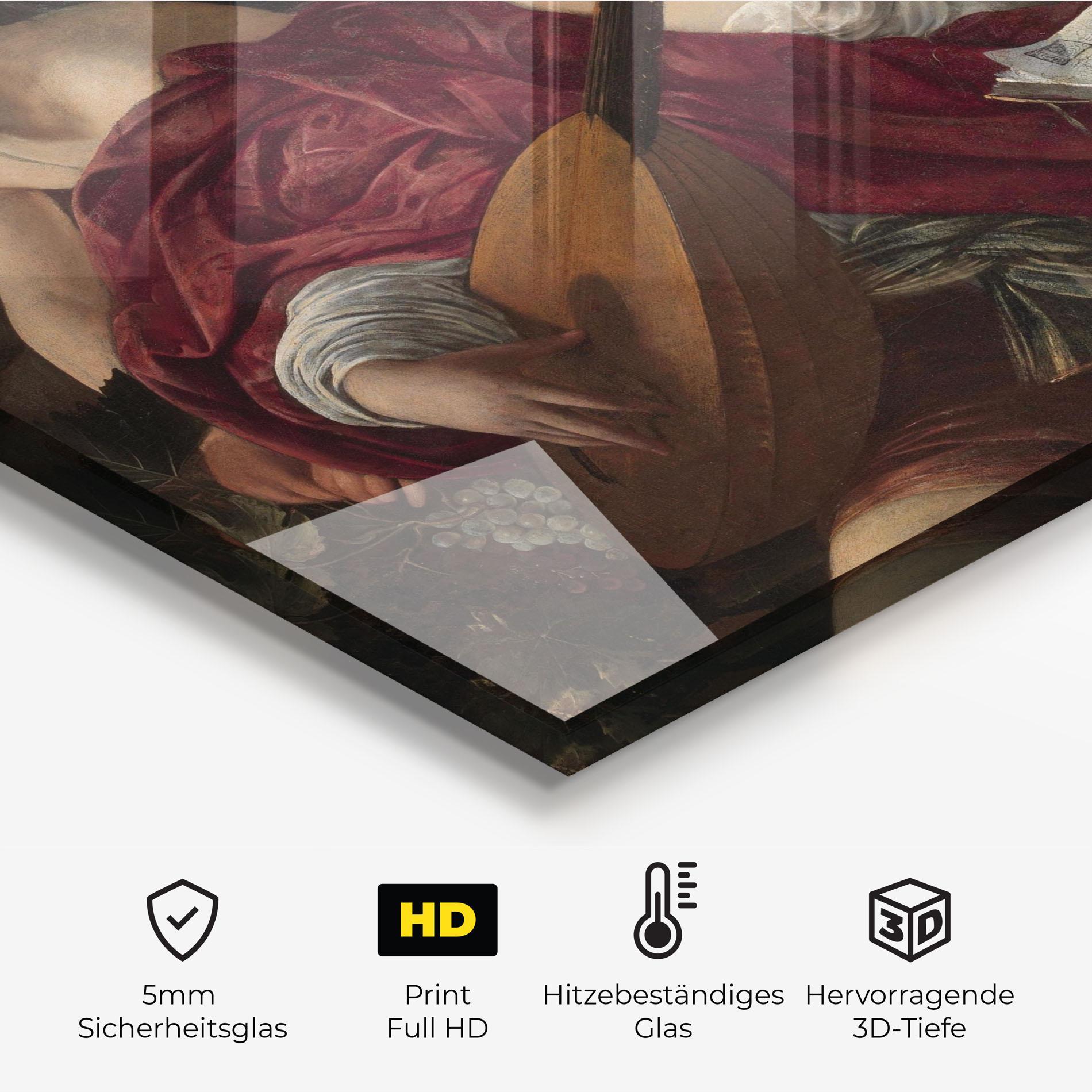Küchenrückwand Glas Caravaggio Musici mockup 2