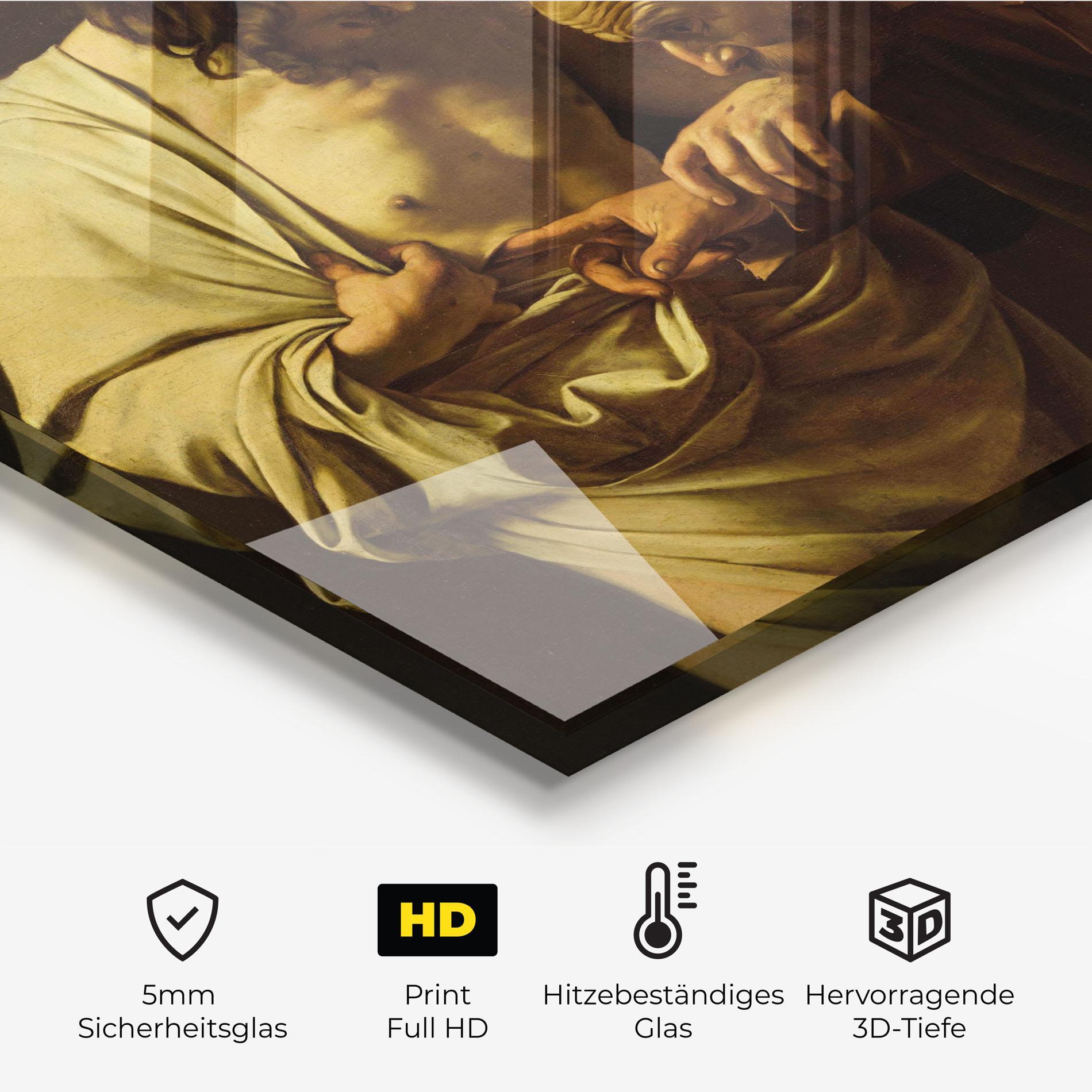 Küchenrückwand Glas Der Unglaubige Thomas mockup 2