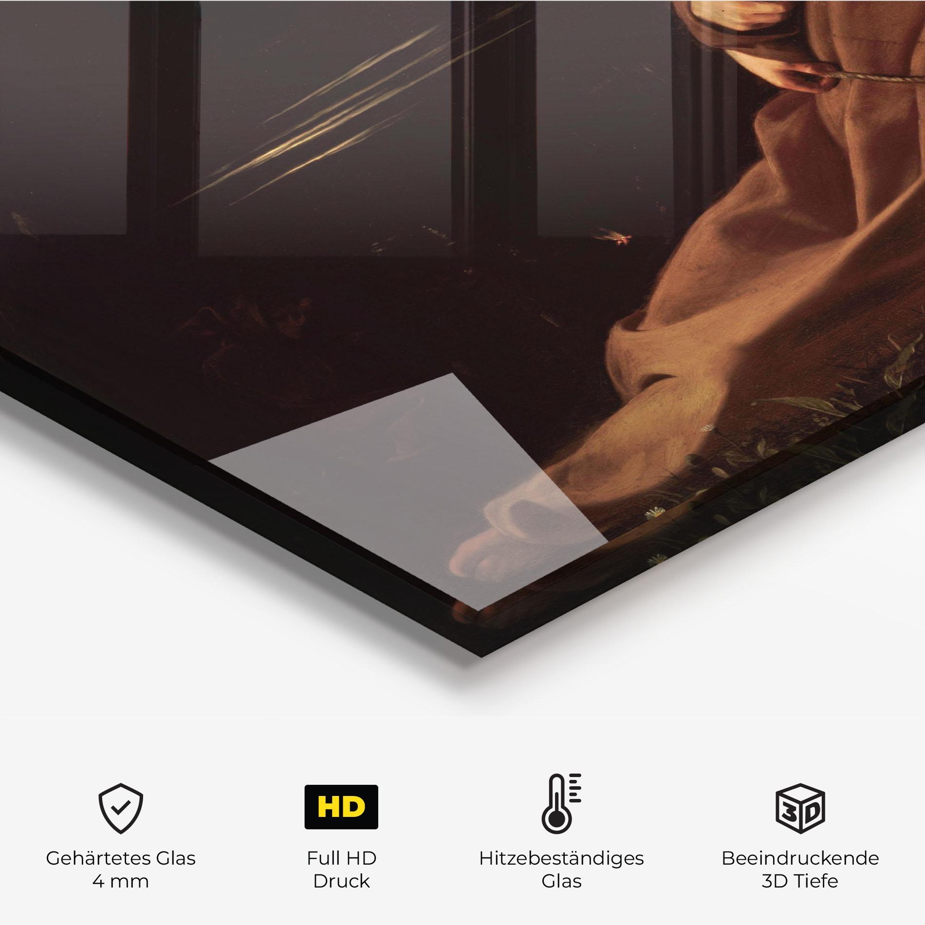 Küchenrückwand Glas Francis Of Assisi In Ecstasy mockup 2