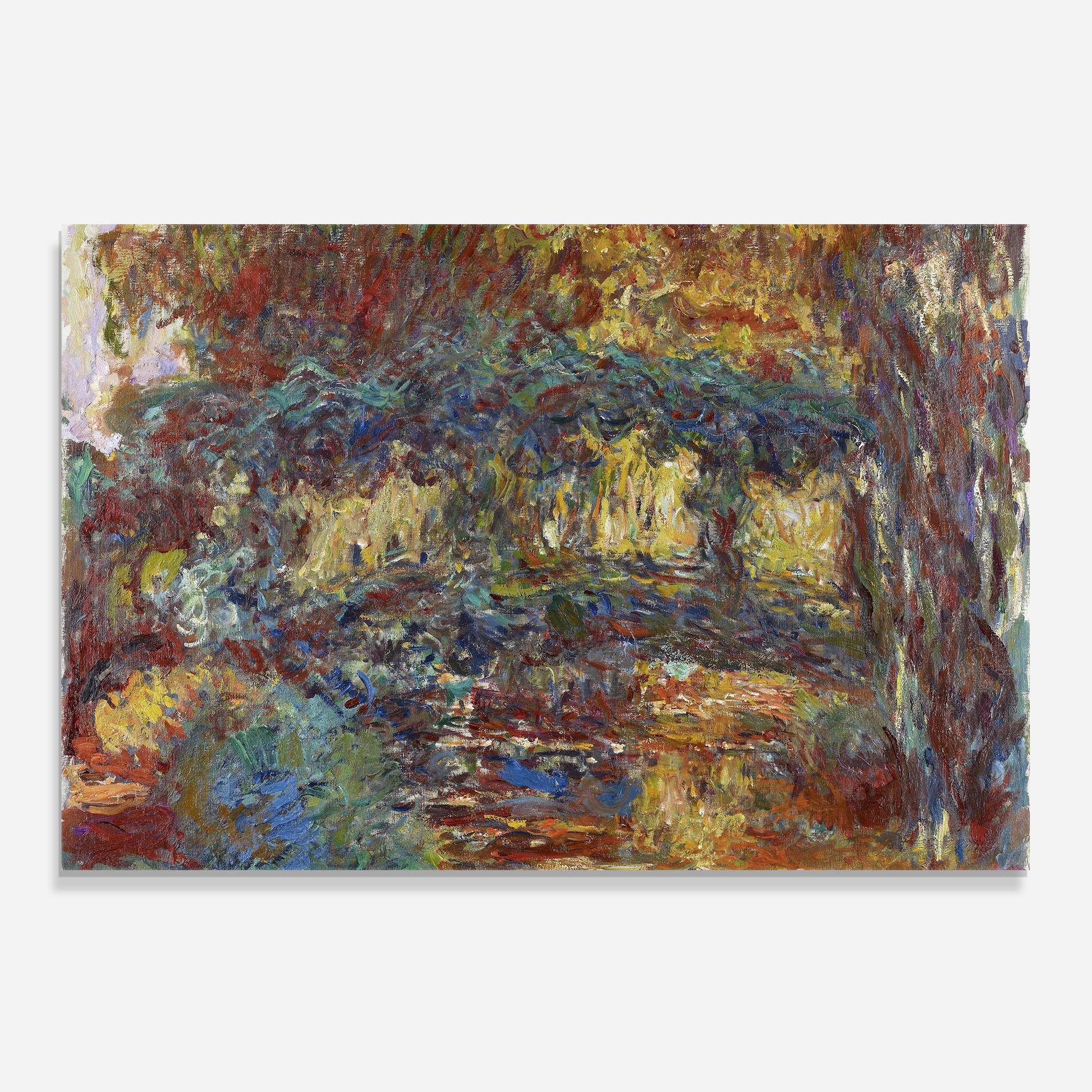 Küchenrückwand Glas The Japanese Footbridge mockup 0