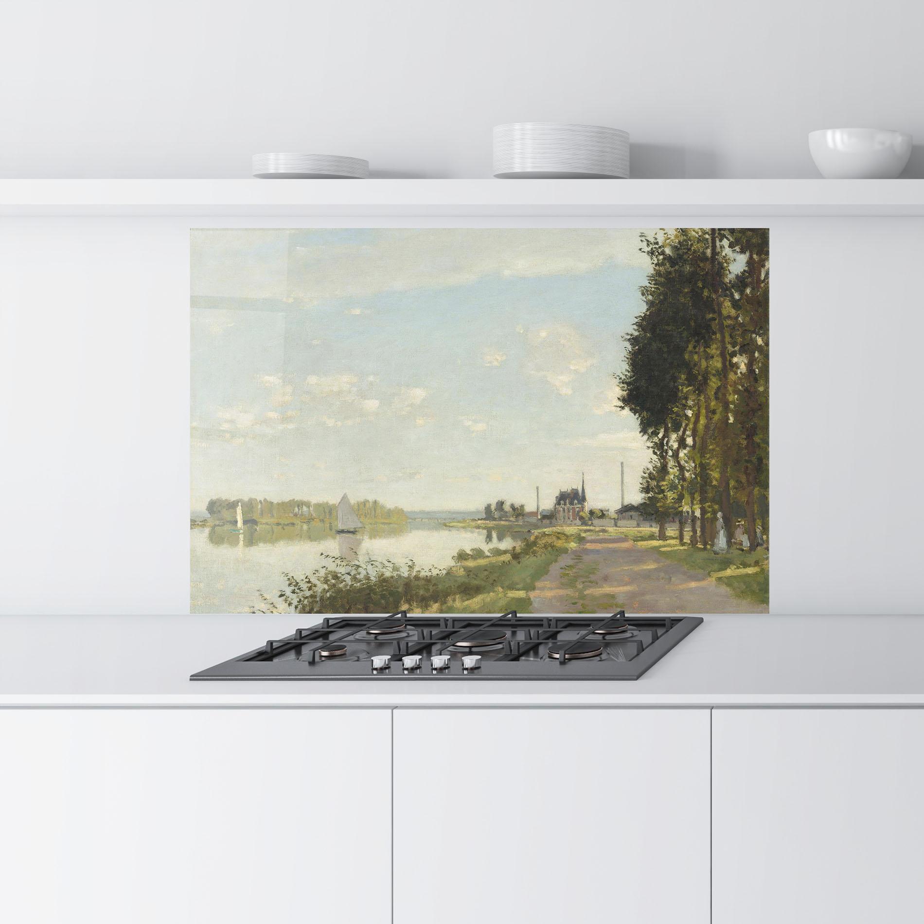 Küchenrückwand Glas Argenteuil mockup 9