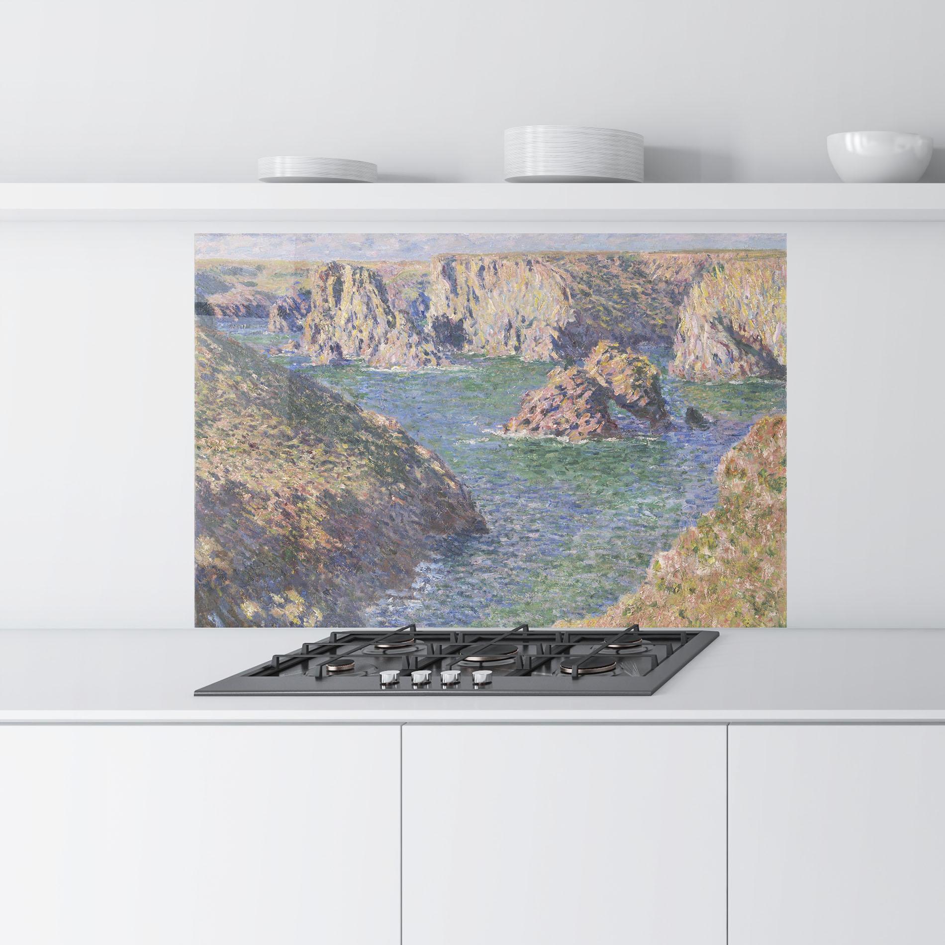 Küchenrückwand Glas Belle Isle mockup 9