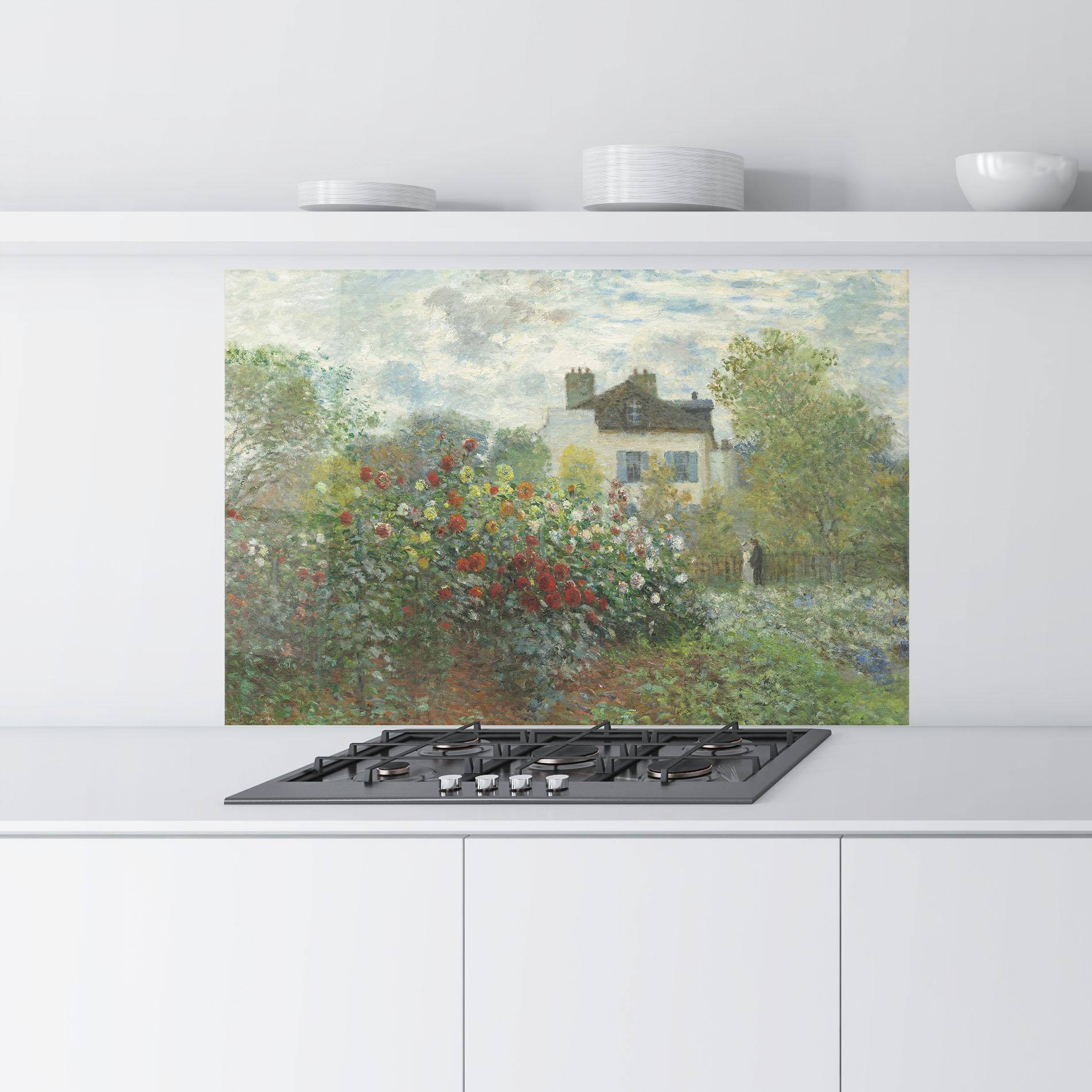 Küchenrückwand Glas Garden In Argenteuil mockup 9