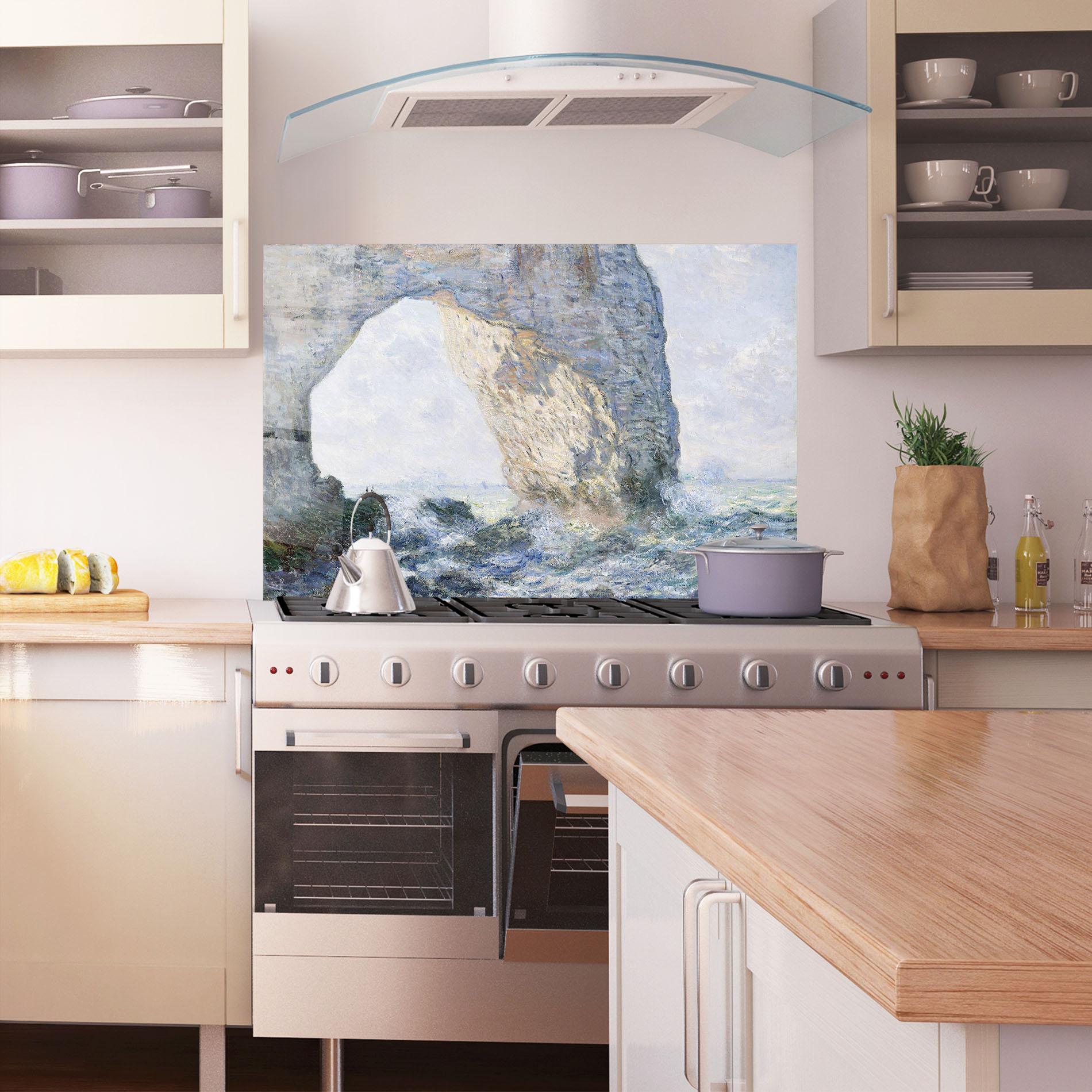 Küchenrückwand Glas The Manneporte mockup 1