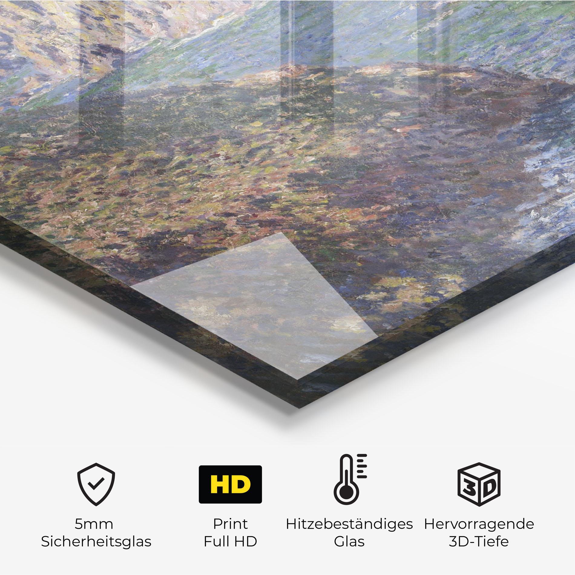 Küchenrückwand Glas Belle Isle mockup 2