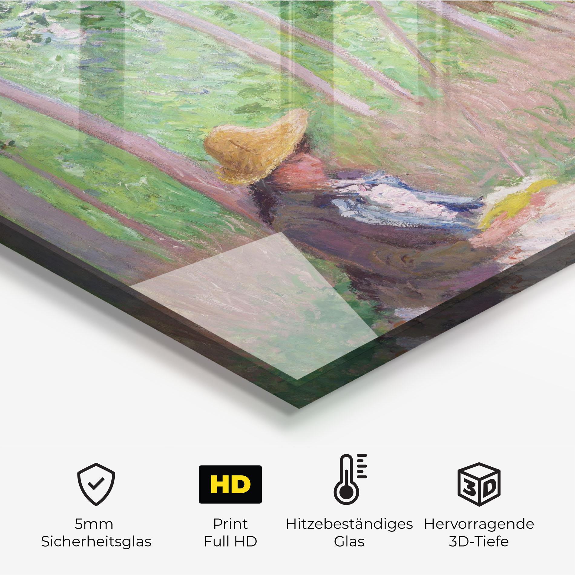 Küchenrückwand Glas In The Woods At Giverny mockup 2