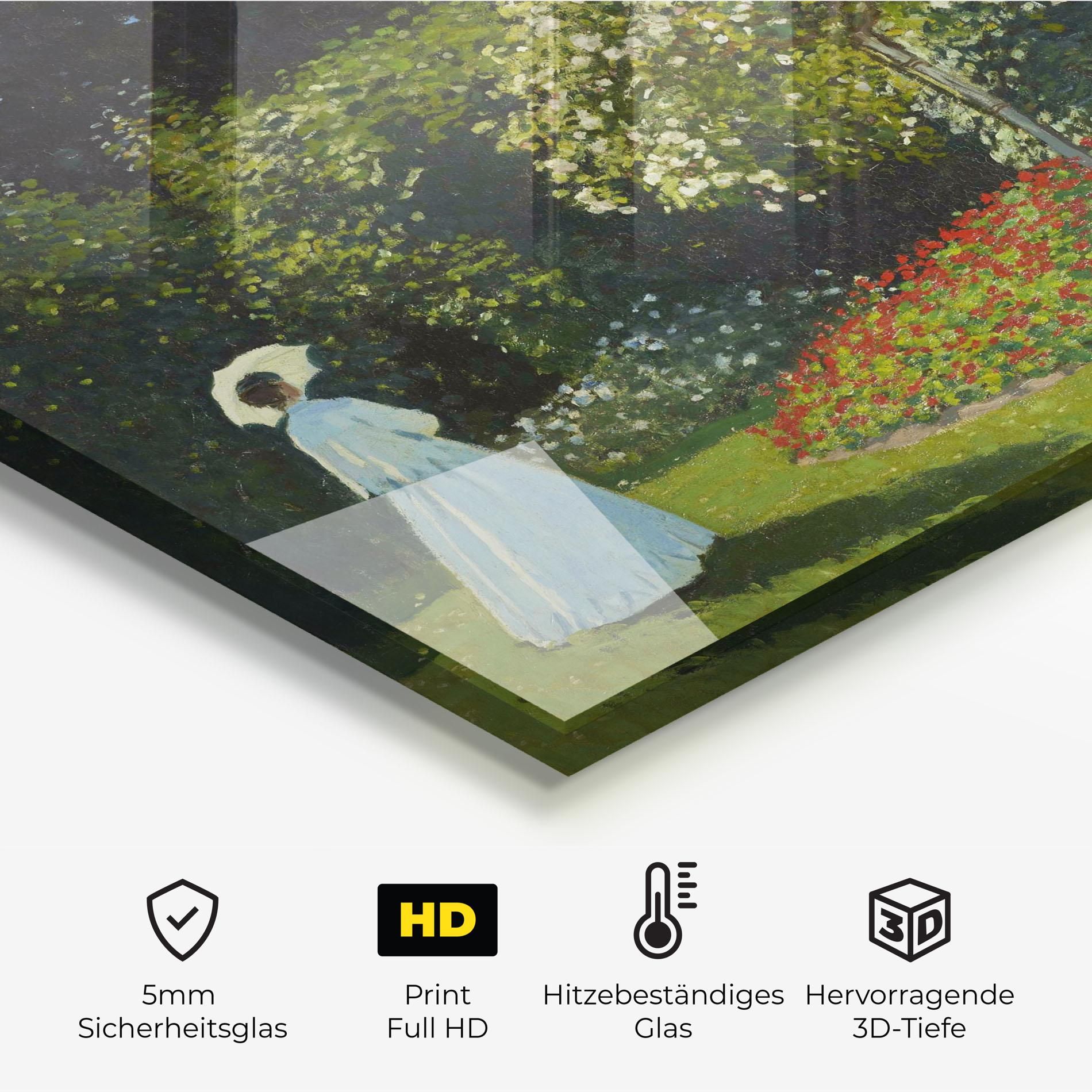 Lady In The Garden mockup 2