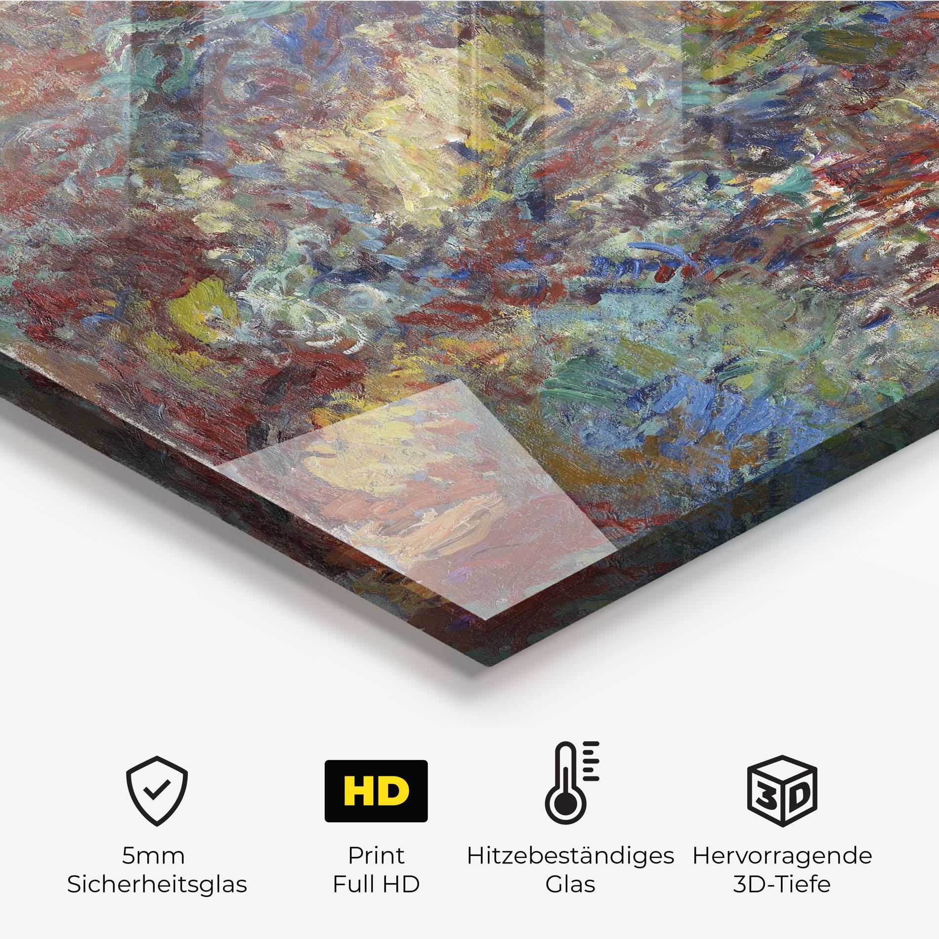 Küchenrückwand Glas The Japanese Footbridge mockup 2