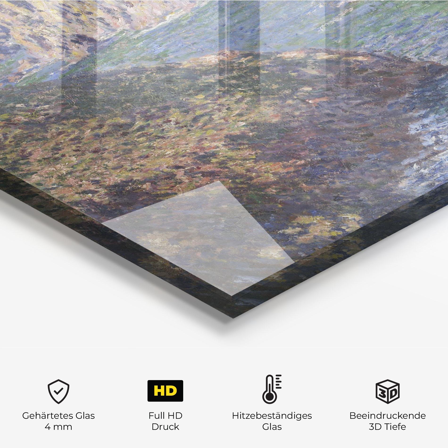 Küchenrückwand Glas Belle Isle mockup 2