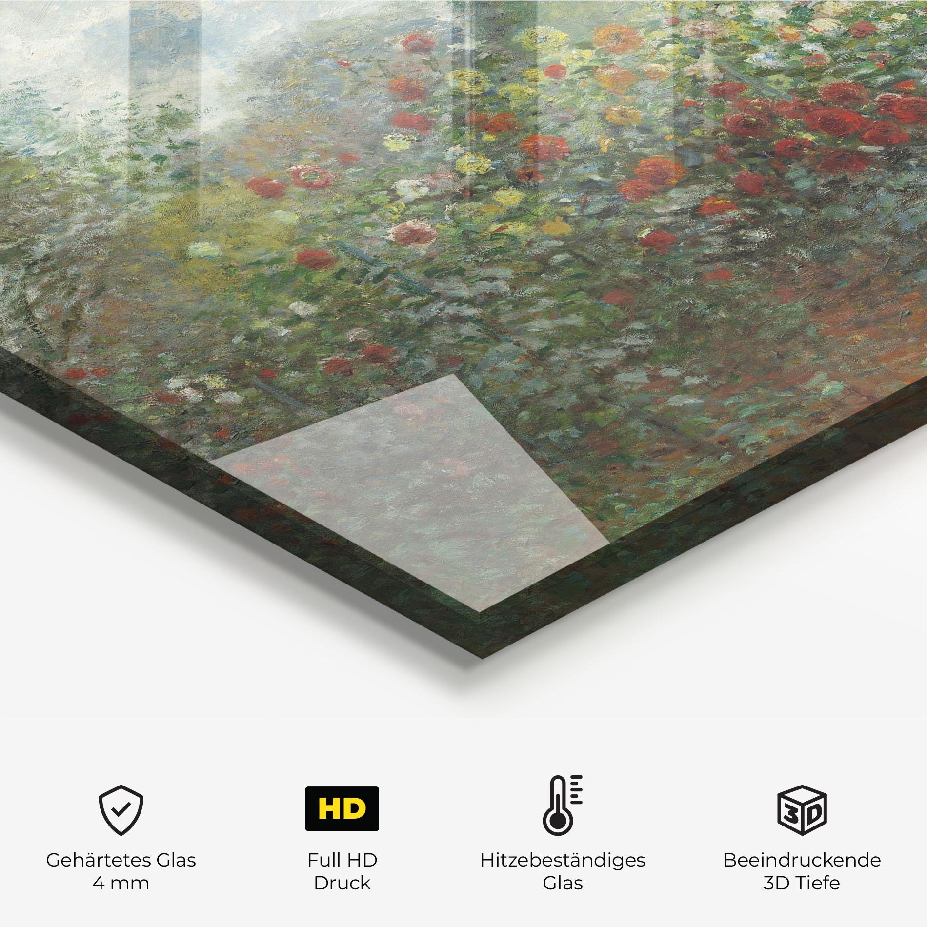 Küchenrückwand Glas Garden In Argenteuil mockup 2