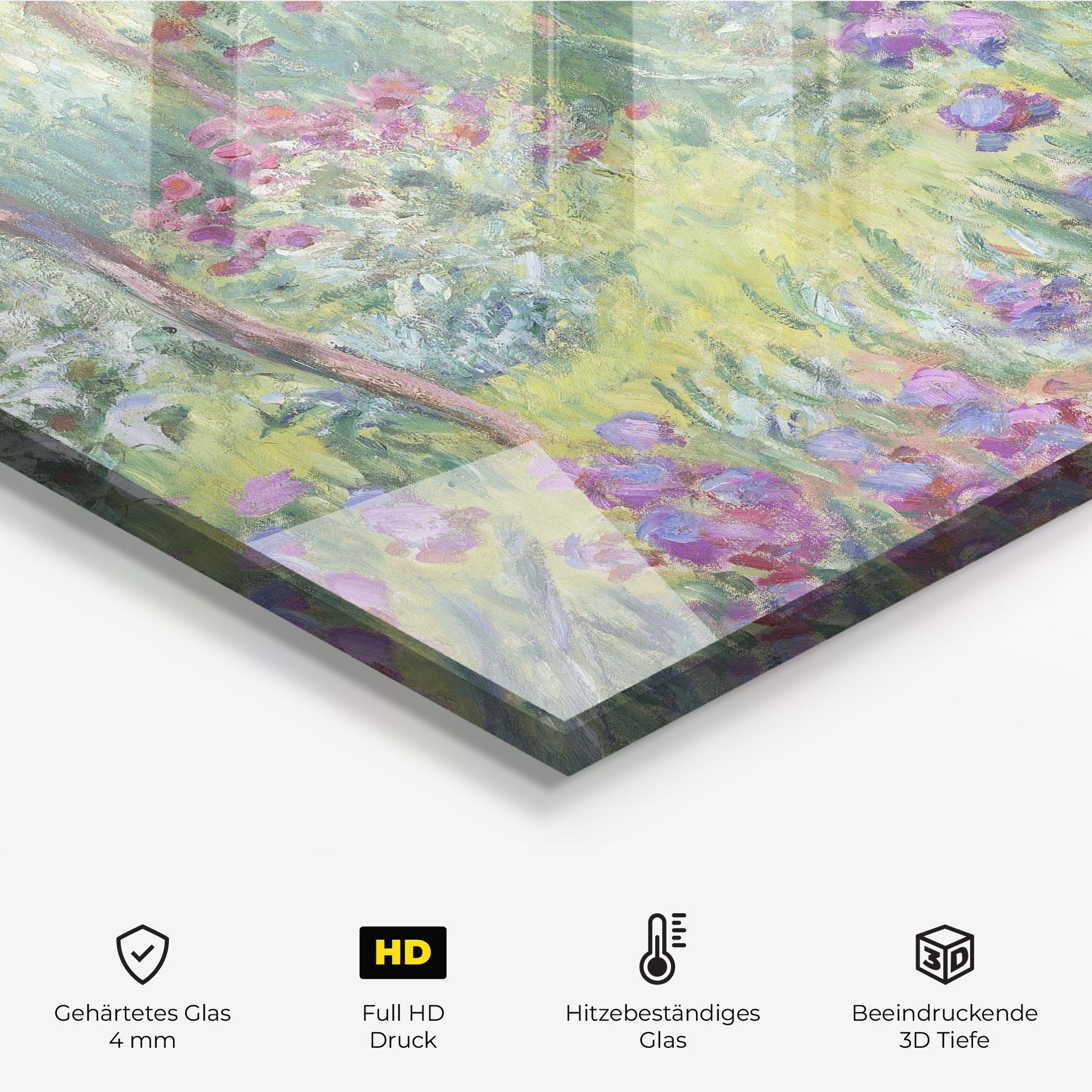 Küchenrückwand Glas Garden In Giverny mockup 2