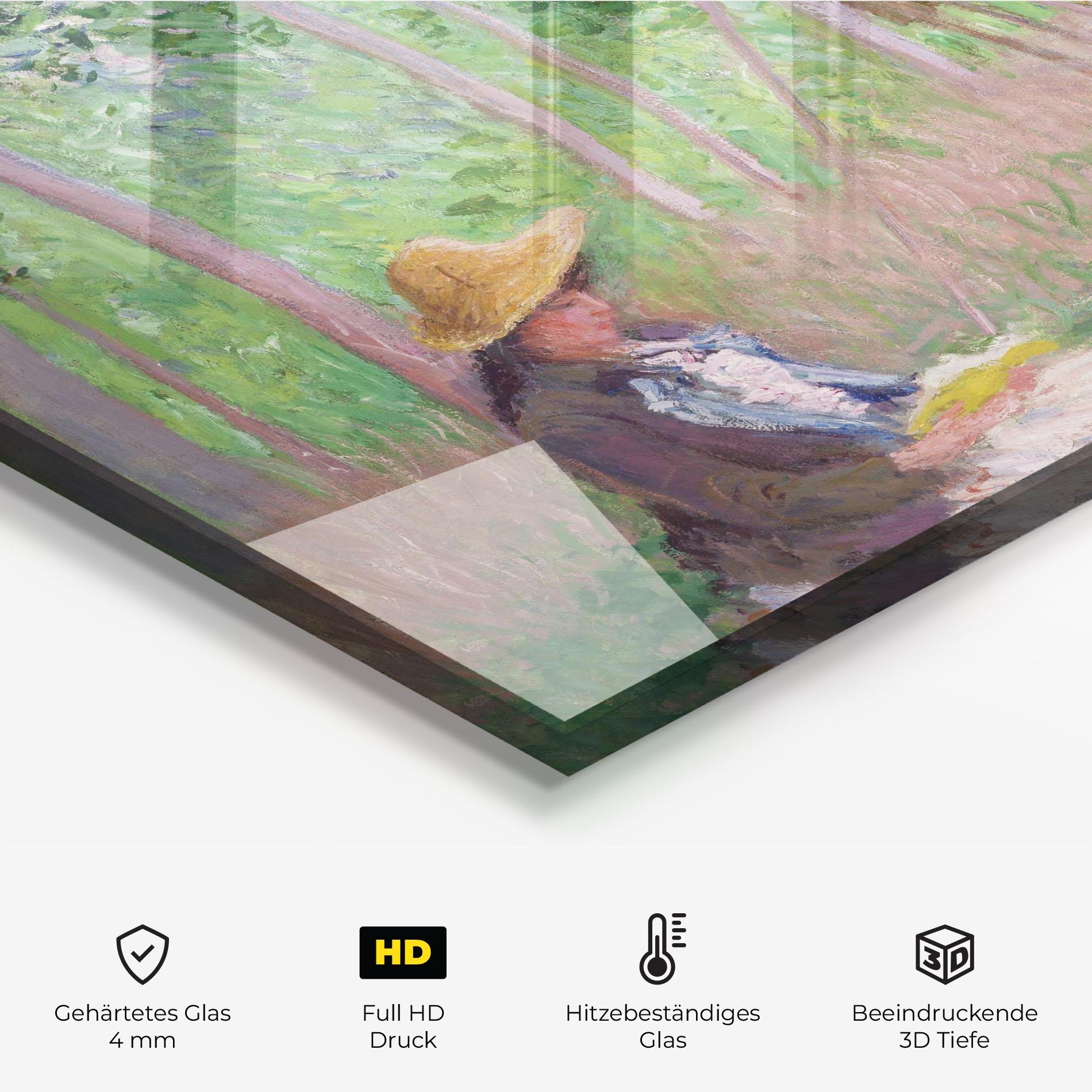 Küchenrückwand Glas In The Woods At Giverny mockup 2