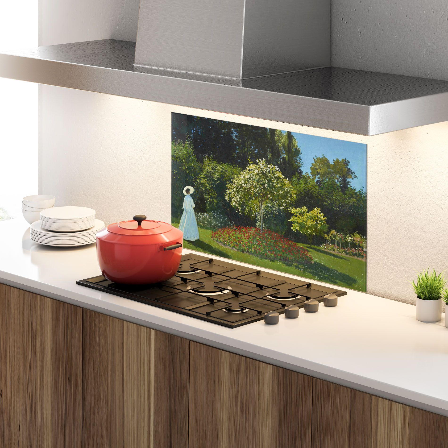 Lady In The Garden mockup 4