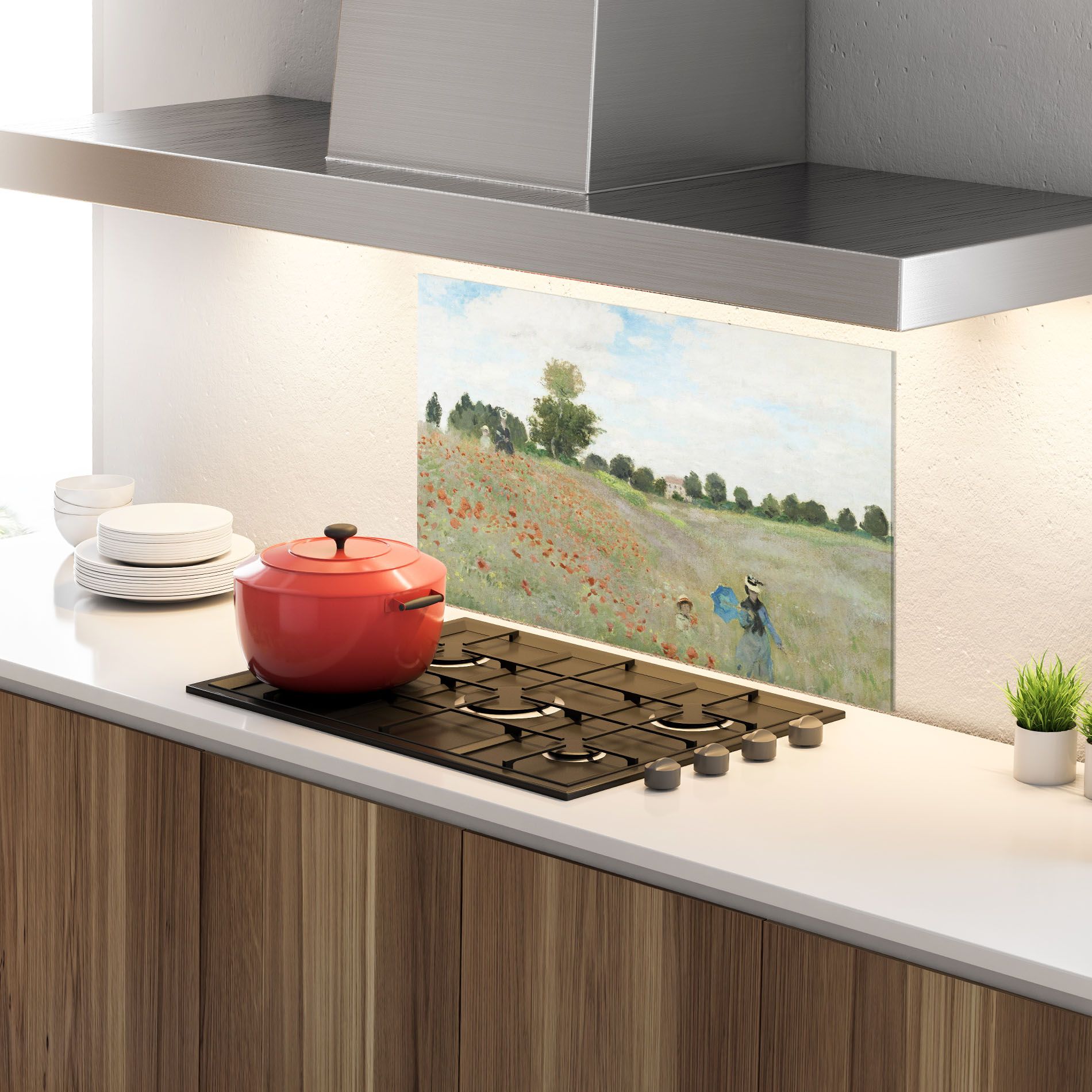 Poppy Field Near Argenteuil mockup 4